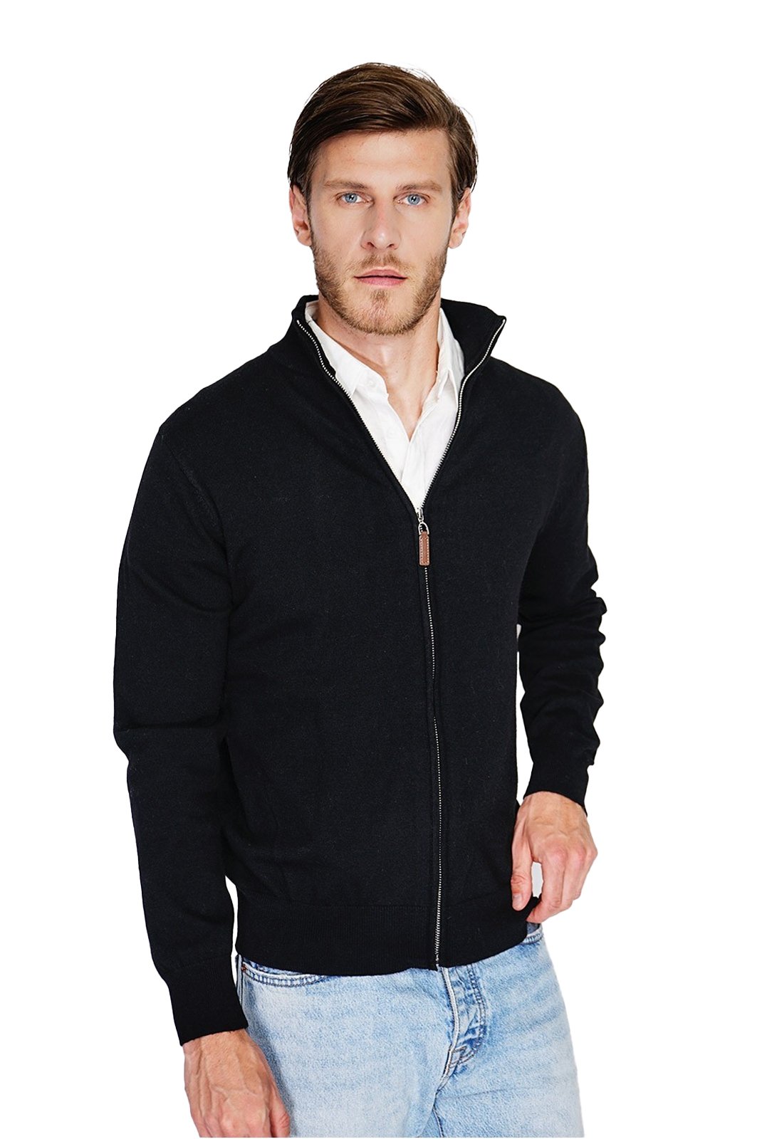Vestes & blousons  William de faye WFM146_NOIR Noir