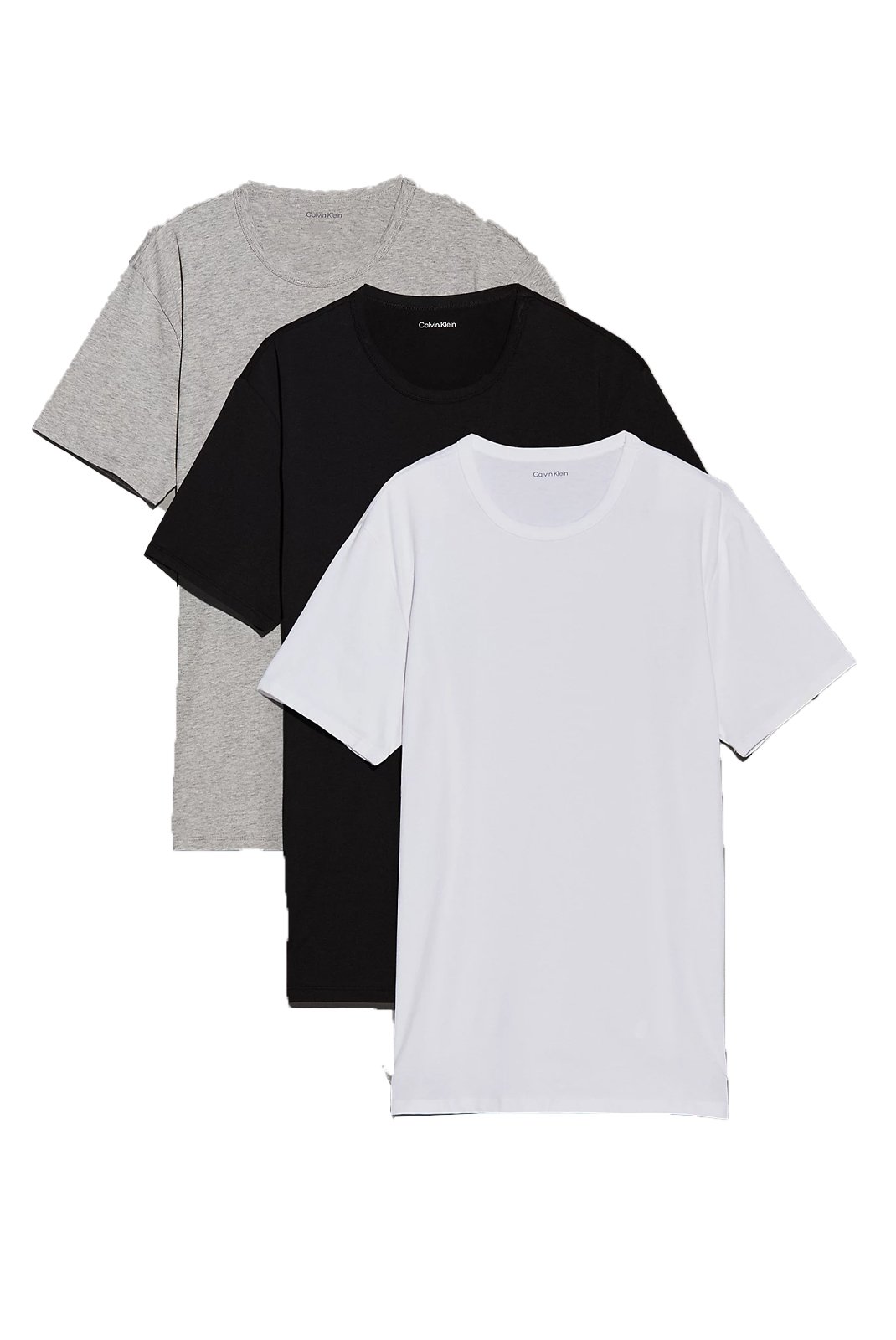T-S manches courtes  Calvin klein LV00NB4185 MP1 BLACK/GREY HEATHER/WHITE