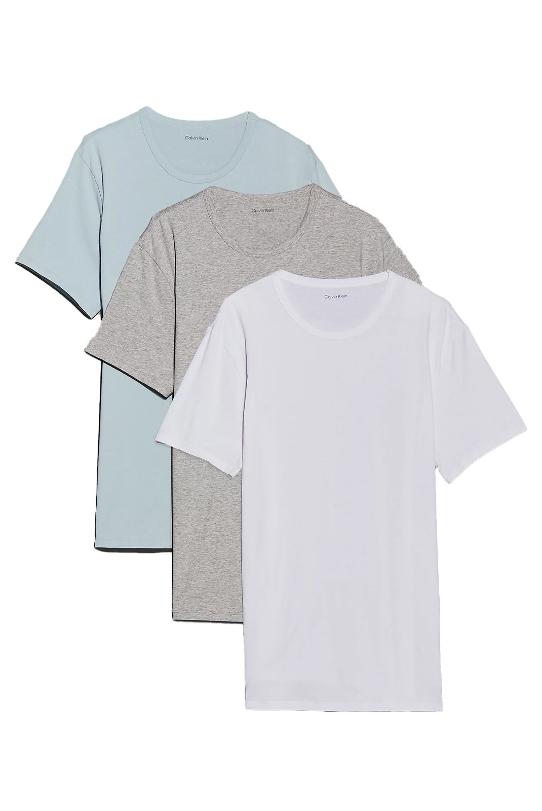T-S manches courtes  Calvin klein LV00NB4185 VPF WHITE, GREY HEATHER, STERLING BLUE