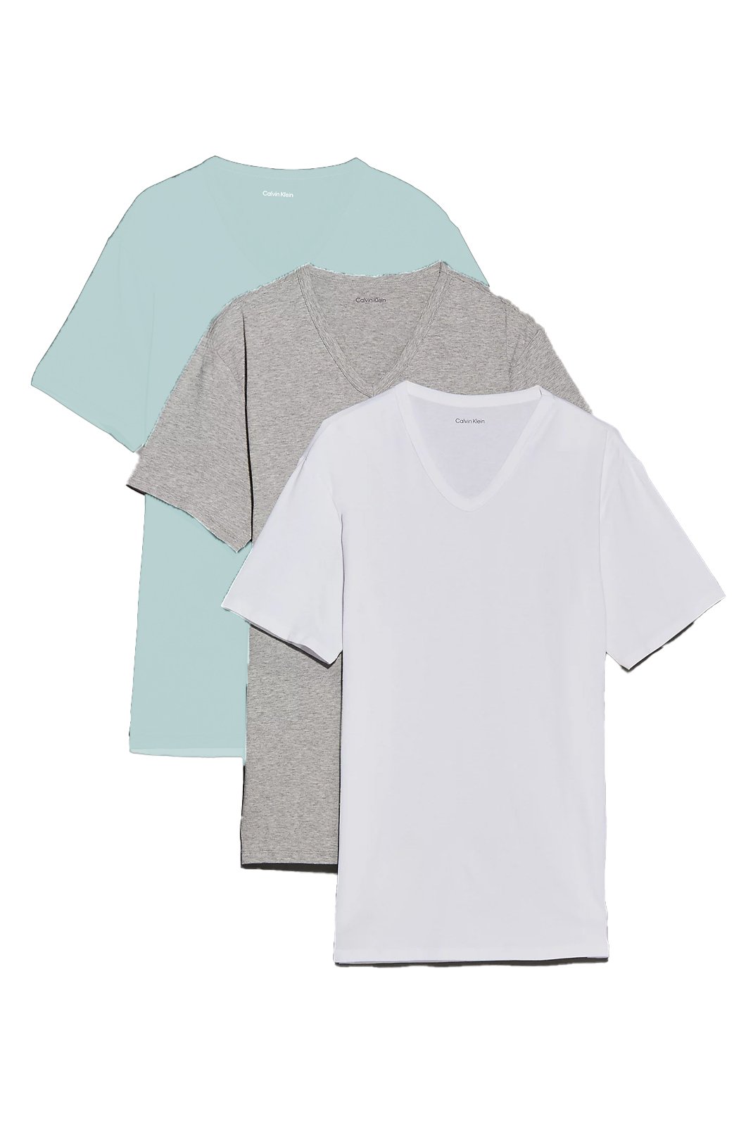 T-S manches courtes  Calvin klein LV00NB4186 VPF WHITE, GREY HEATHER, STERLING BLUE