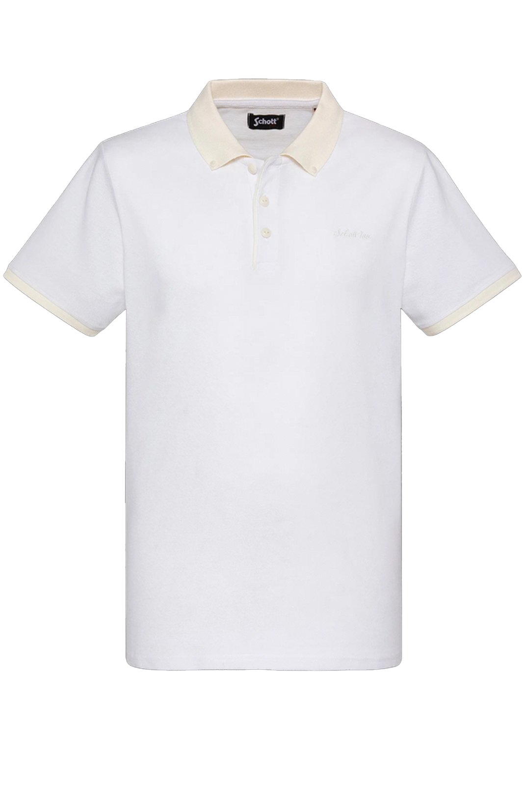 Polos manches courtes  Schott PSPENY OFF WHITE