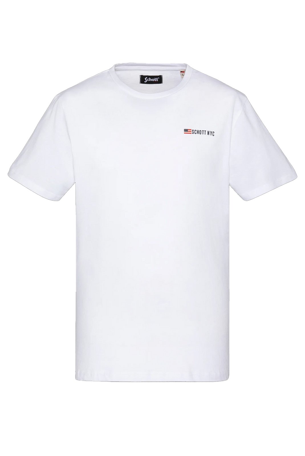T-S manches courtes  Schott TSFLAGARMY WHITE