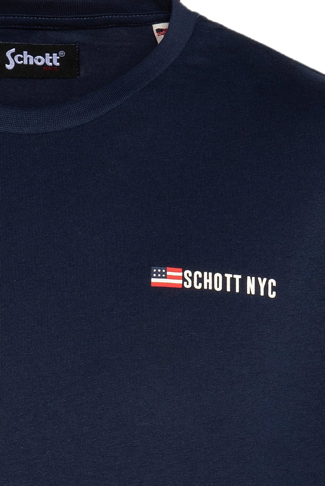 T-S manches courtes  Schott TSFLAGARMY NAVY