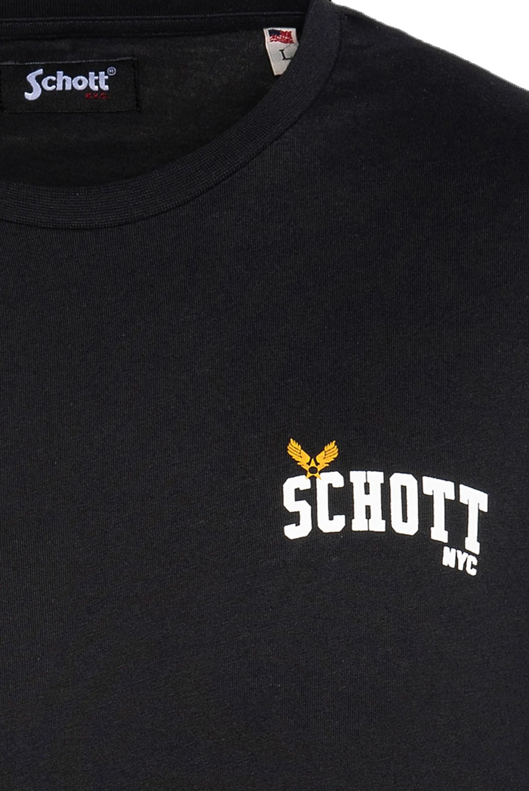 T-S manches courtes  Schott TSSTARLOGO BLACK