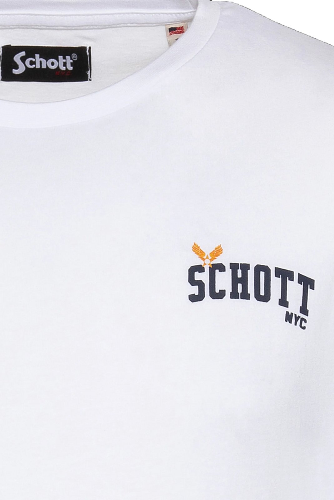 T-S manches courtes  Schott TSSTARLOGO WHITE
