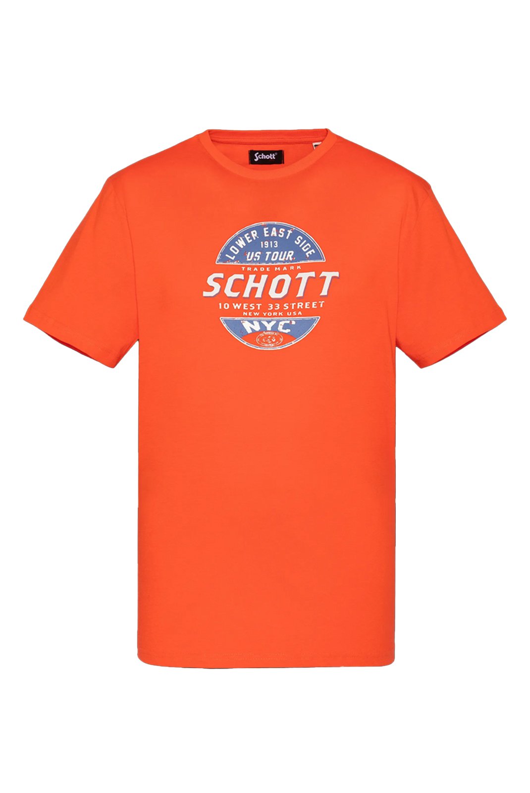 T-S manches courtes  Schott TSUSTOUR ORANGE