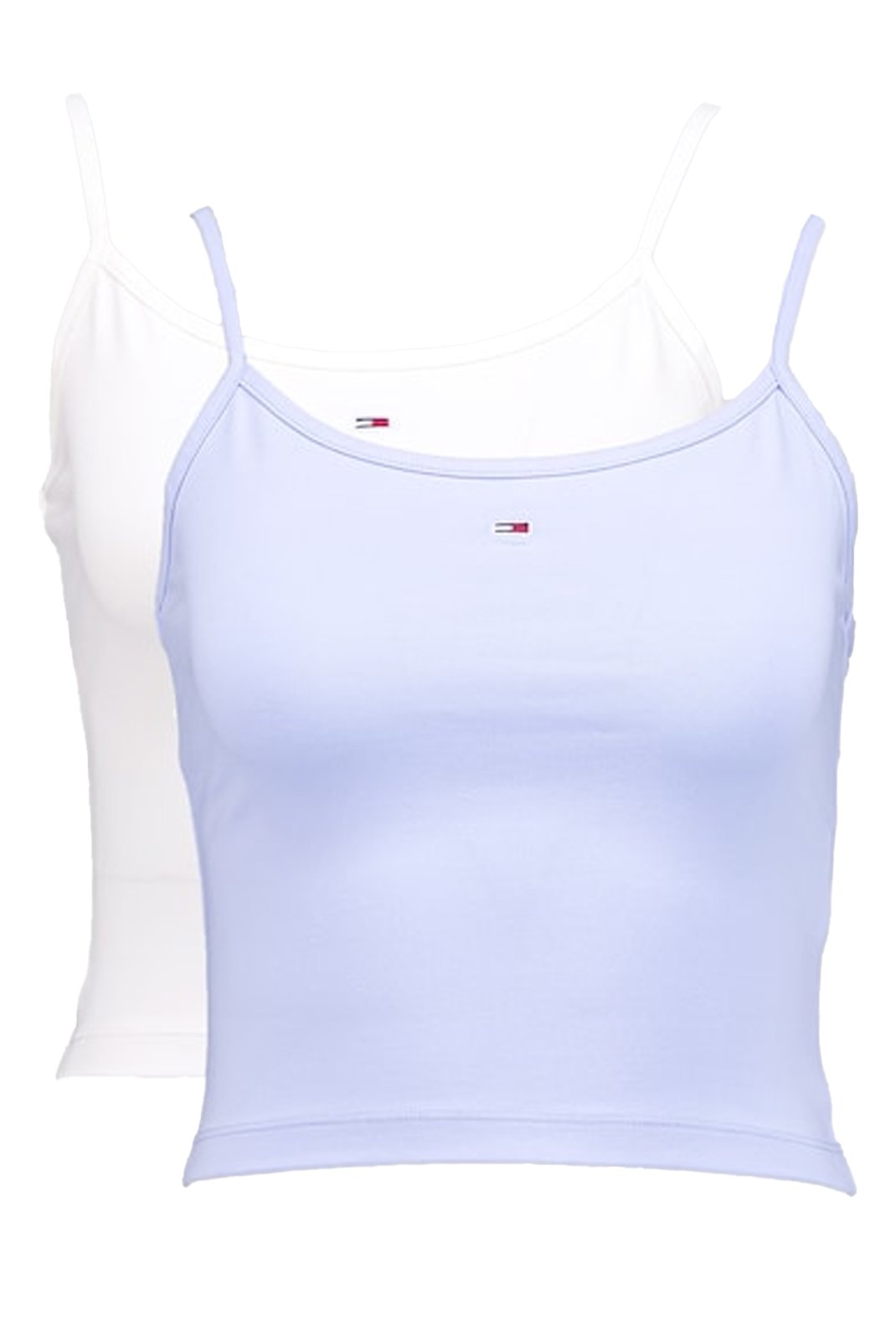 Débardeur  Tommy Jeans DW0DW18148 0XM Ecru / Sweet Blue