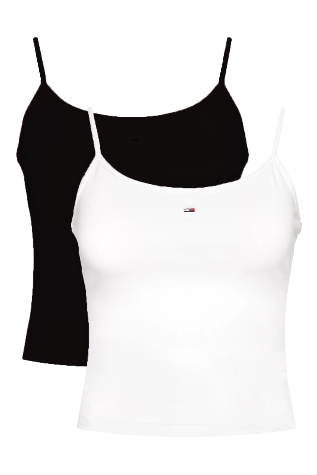 Débardeur  Tommy Jeans DW0DW18148 0XR Ecru/ Black