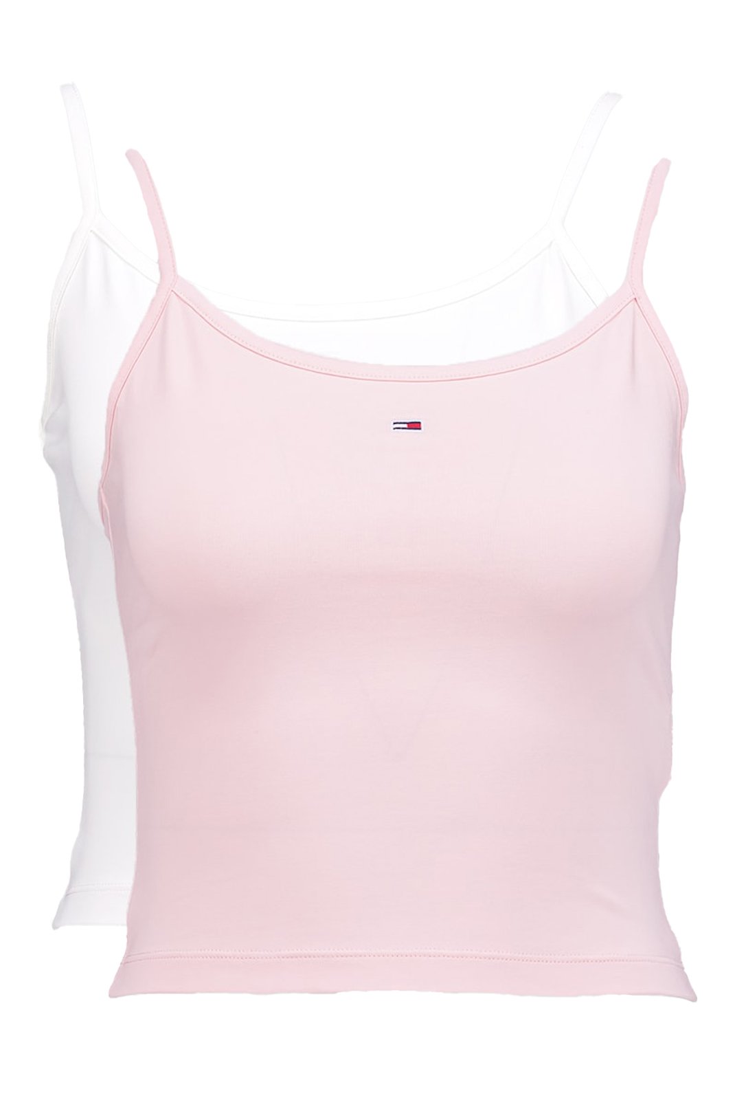 Débardeur  Tommy Jeans DW0DW18148 0XN Ecru / Precious Pink