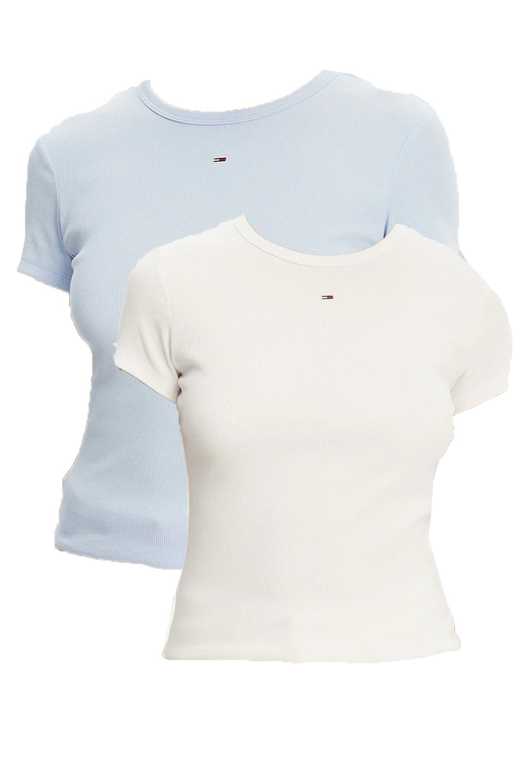 Tee shirt  Tommy Jeans DW0DW21430 0XM Ecru / Sweet Blue