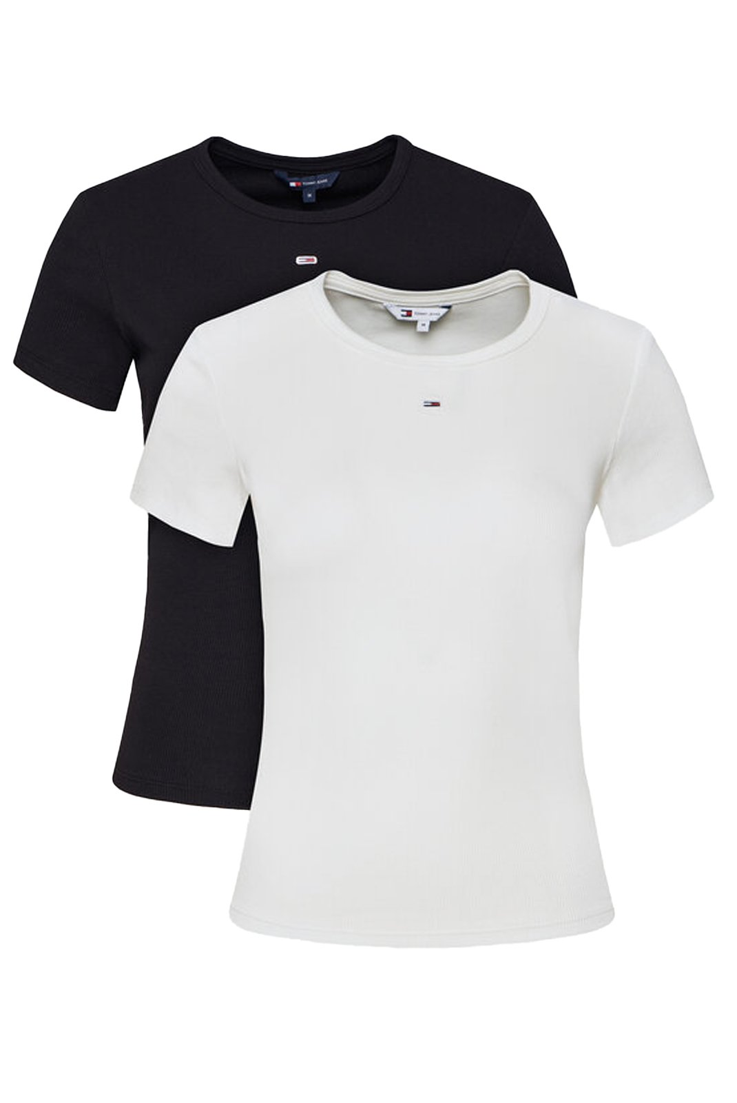 Tee shirt  Tommy Jeans DW0DW21430 0XX Ecru / Dark Night Navy