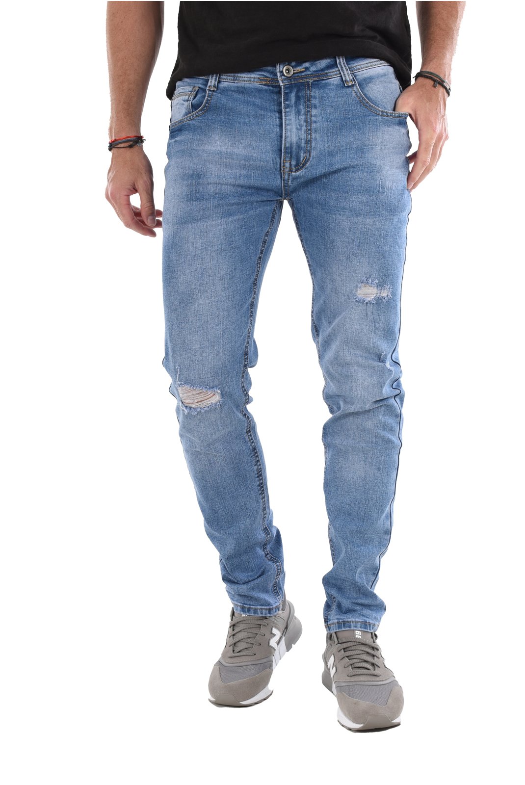 slim / skinny  Giani 5 D2111 BLEU