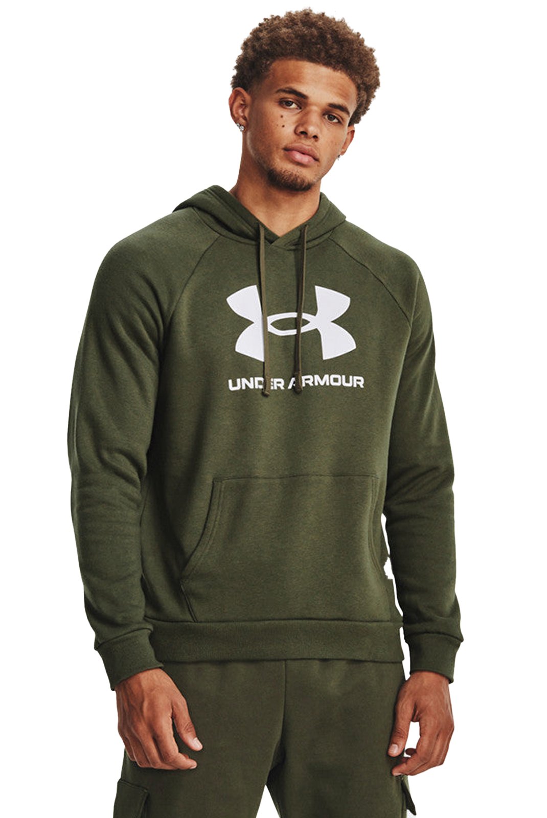 Sweatshirts  Under armour 1379758 390 Marine OD Green/White