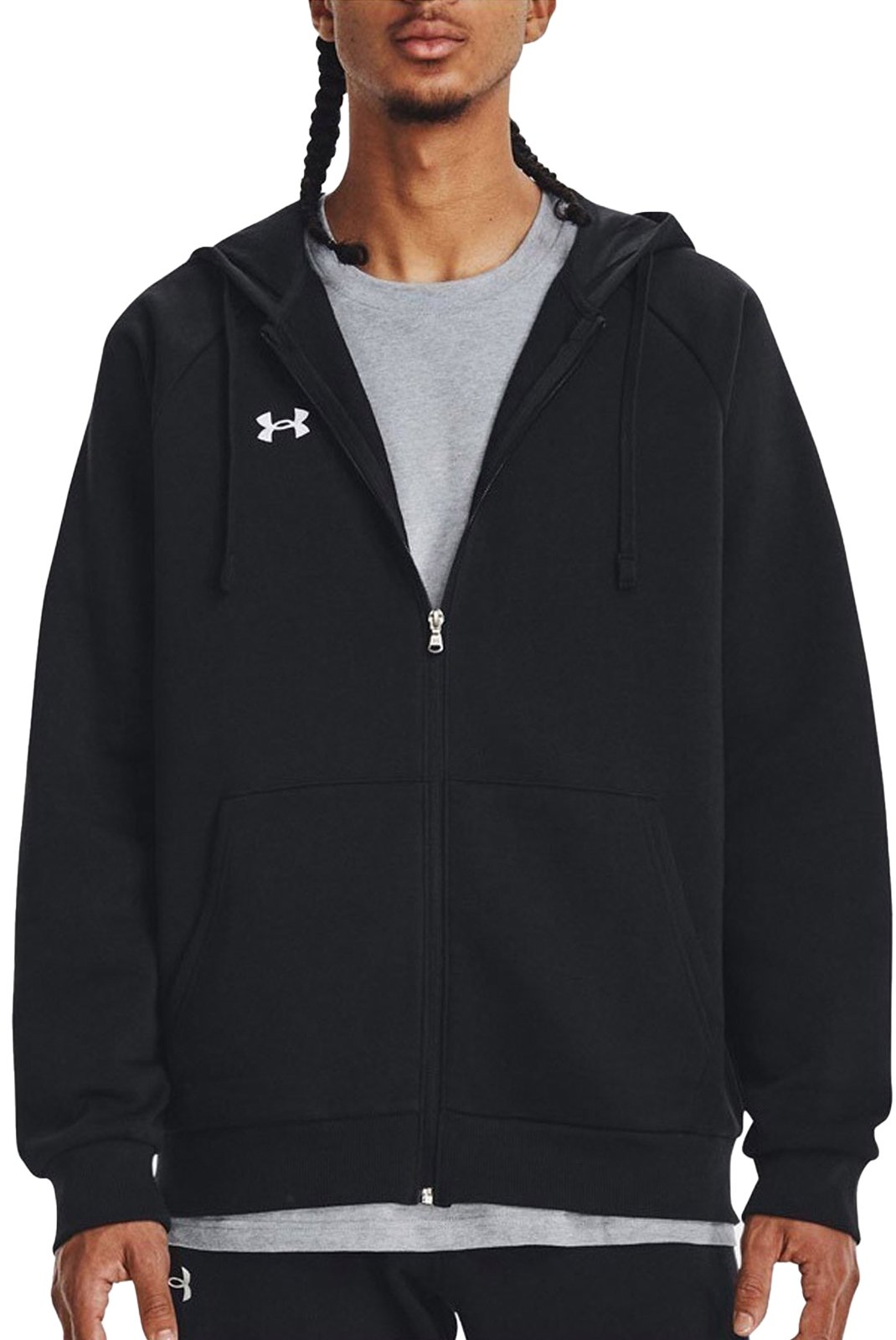 Sweats zippés  Under armour 1379767 001 Black/White
