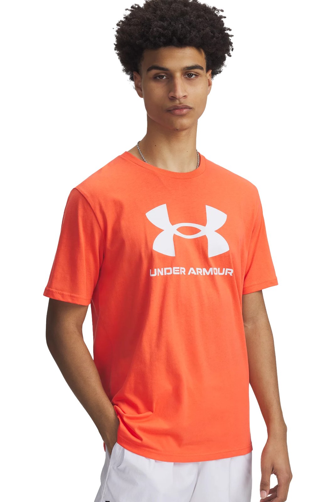 T-S manches courtes  Under armour 1382911 847 Fire/White