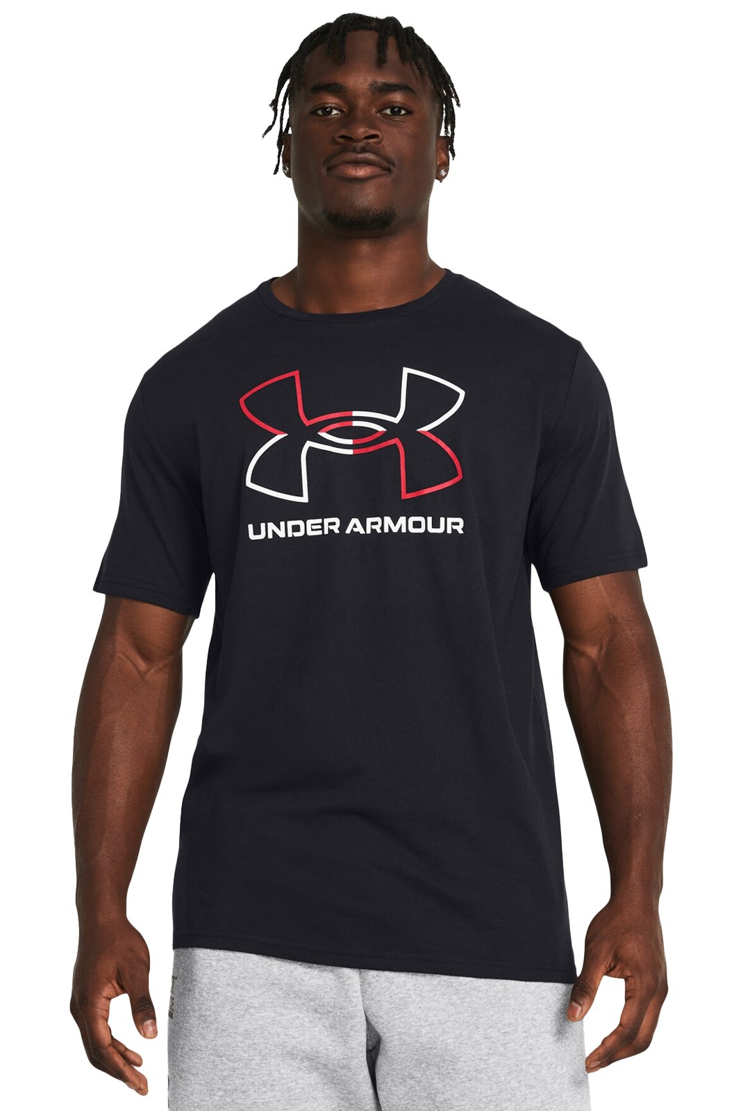 T-S manches courtes  Under armour 1382915 001 Black/Red/White