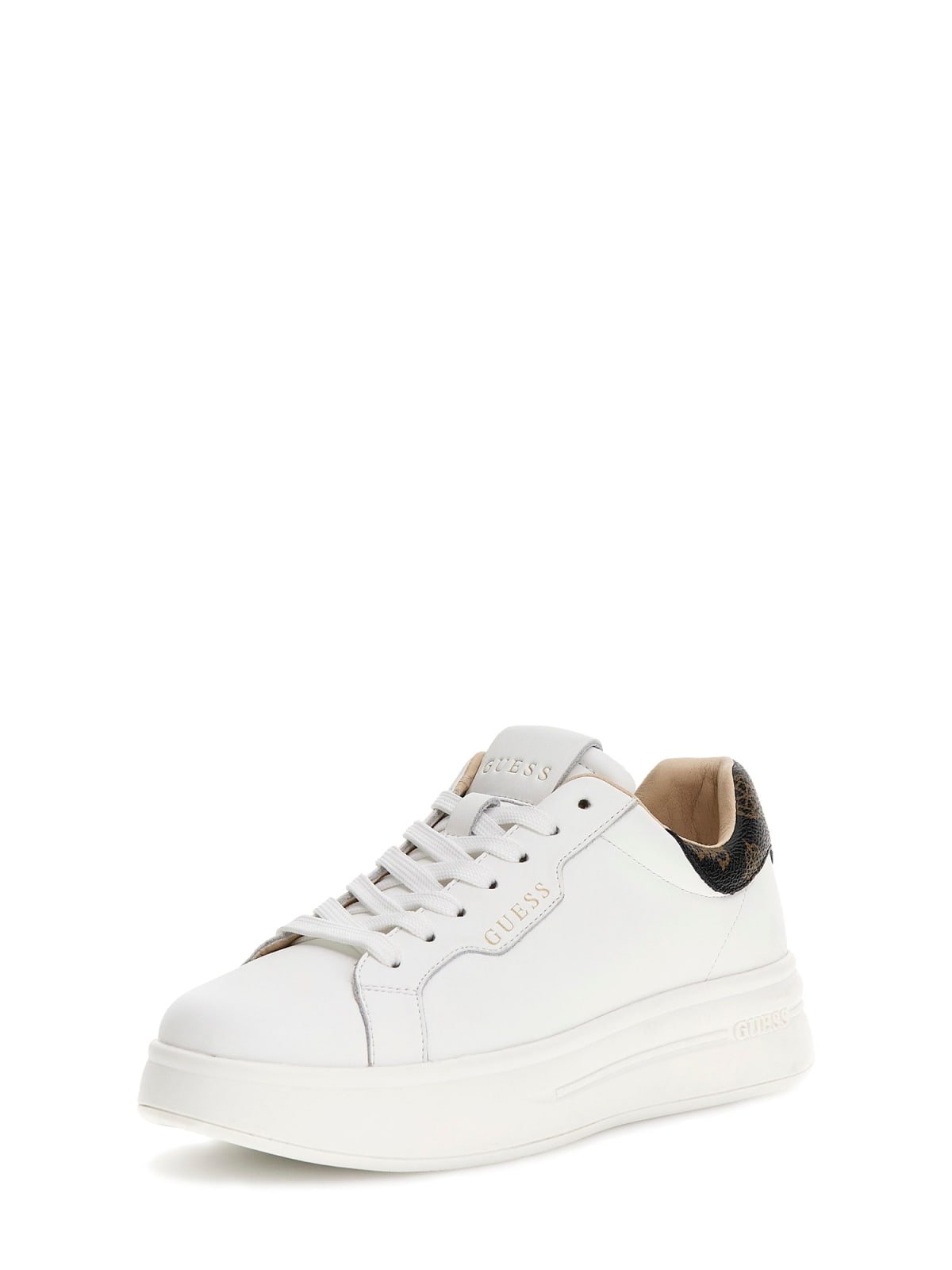 Baskets / Sneakers  Guess jeans FLPWIN FAL12 WHITE BROWN
