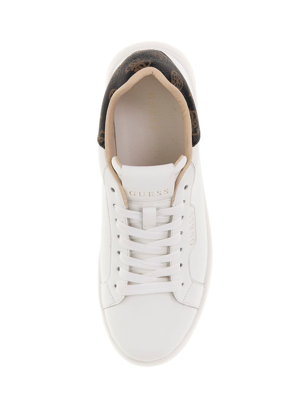 Baskets / Sneakers  Guess jeans FLPWIN FAL12 WHITE BROWN