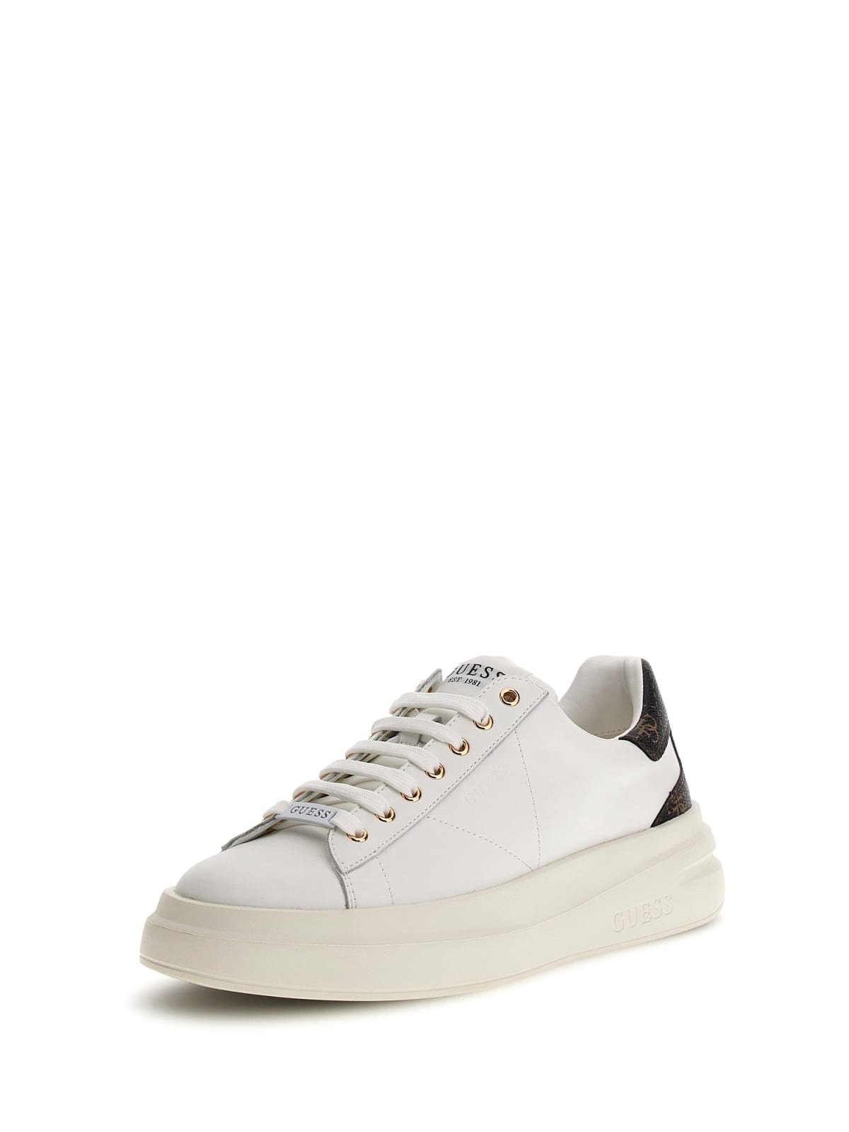 Sneakers / Sport  Guess jeans FMPVIB LEA12 WBROC WHITE BROWN OCRA