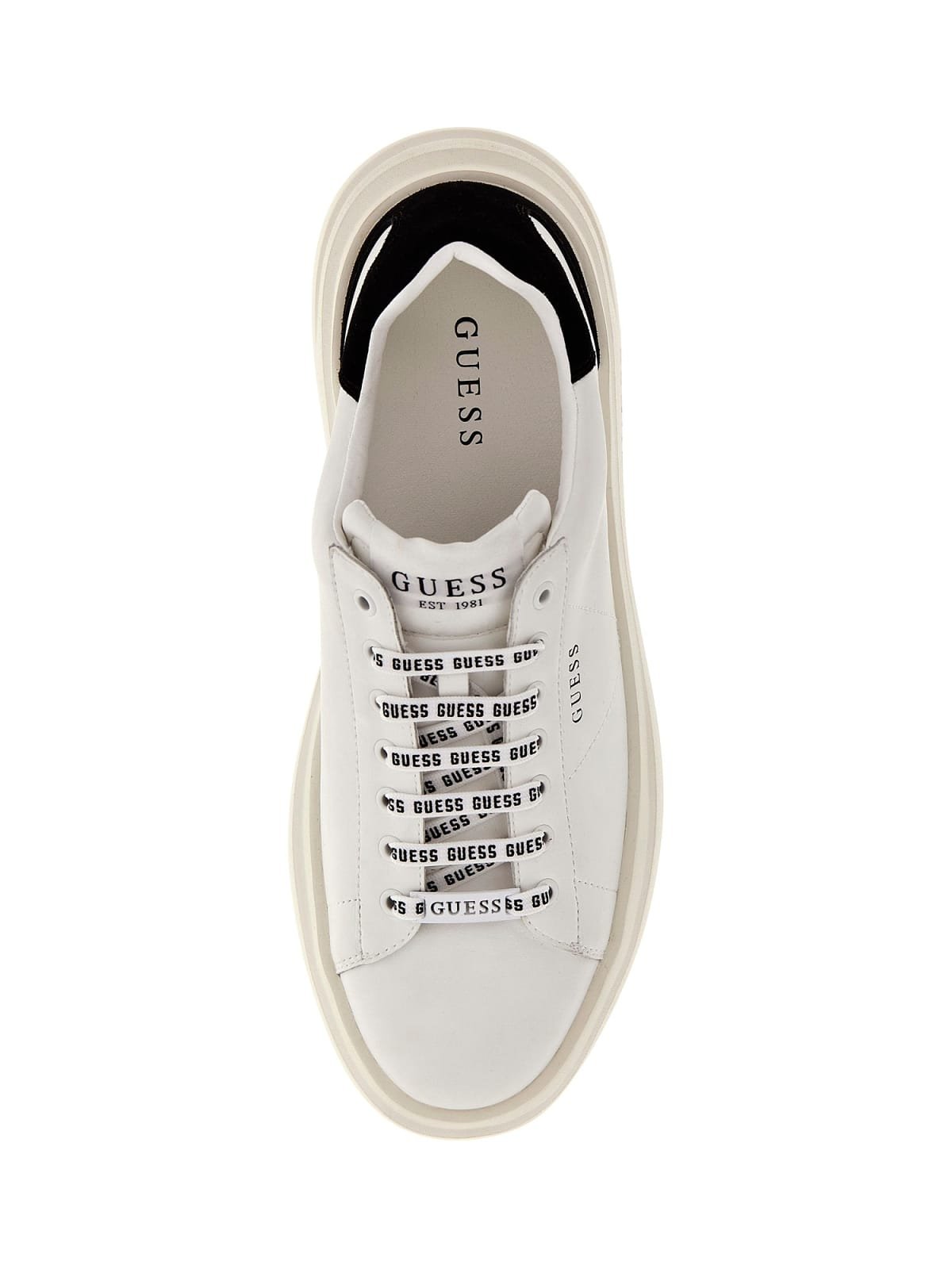 Sneakers / Sport  Guess jeans FMPVIB SUE12 WHIBK WHITE BLACK