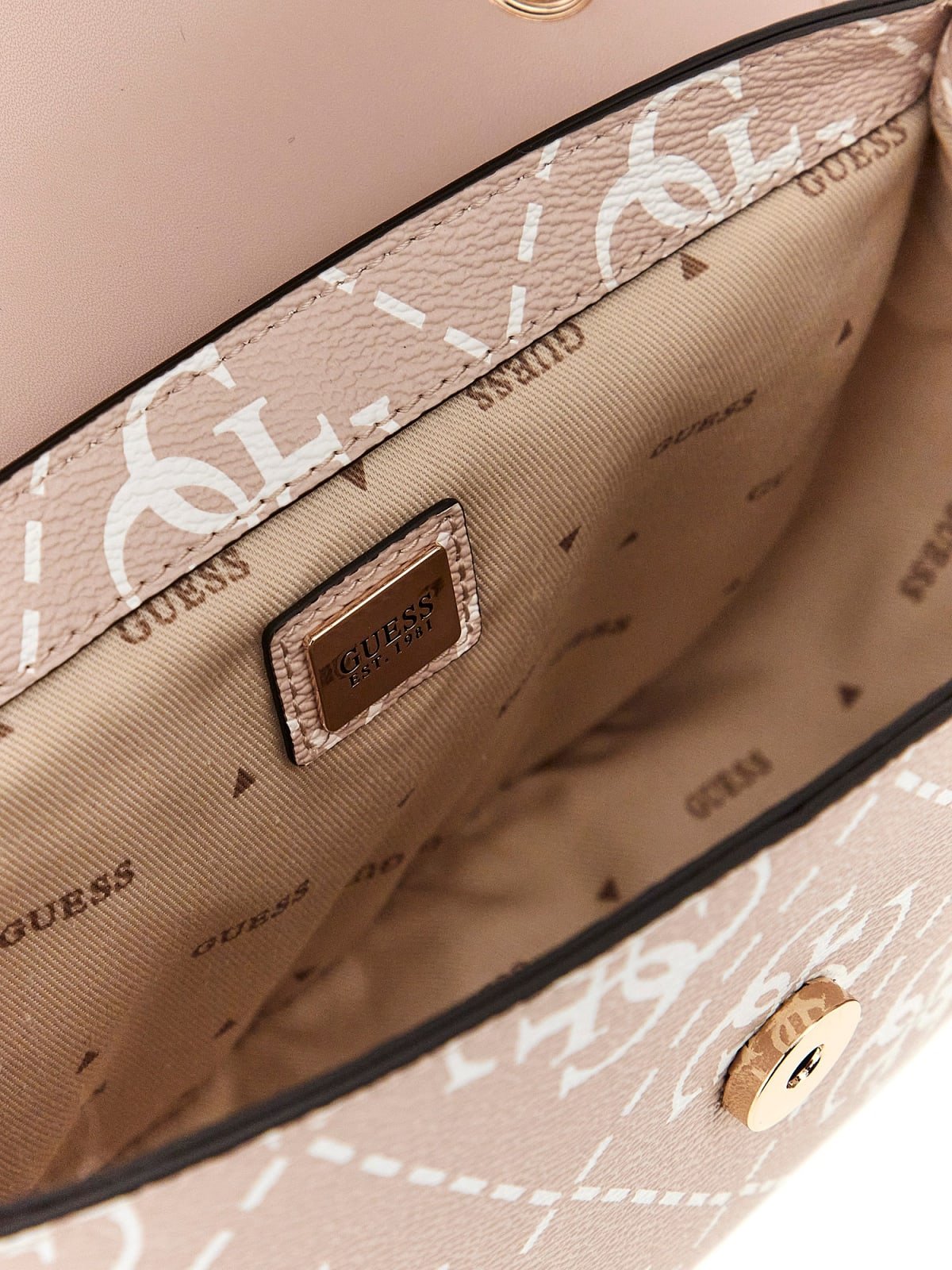 Sac porté épaule  Guess jeans HWOQ86 54190 SAND LOGO