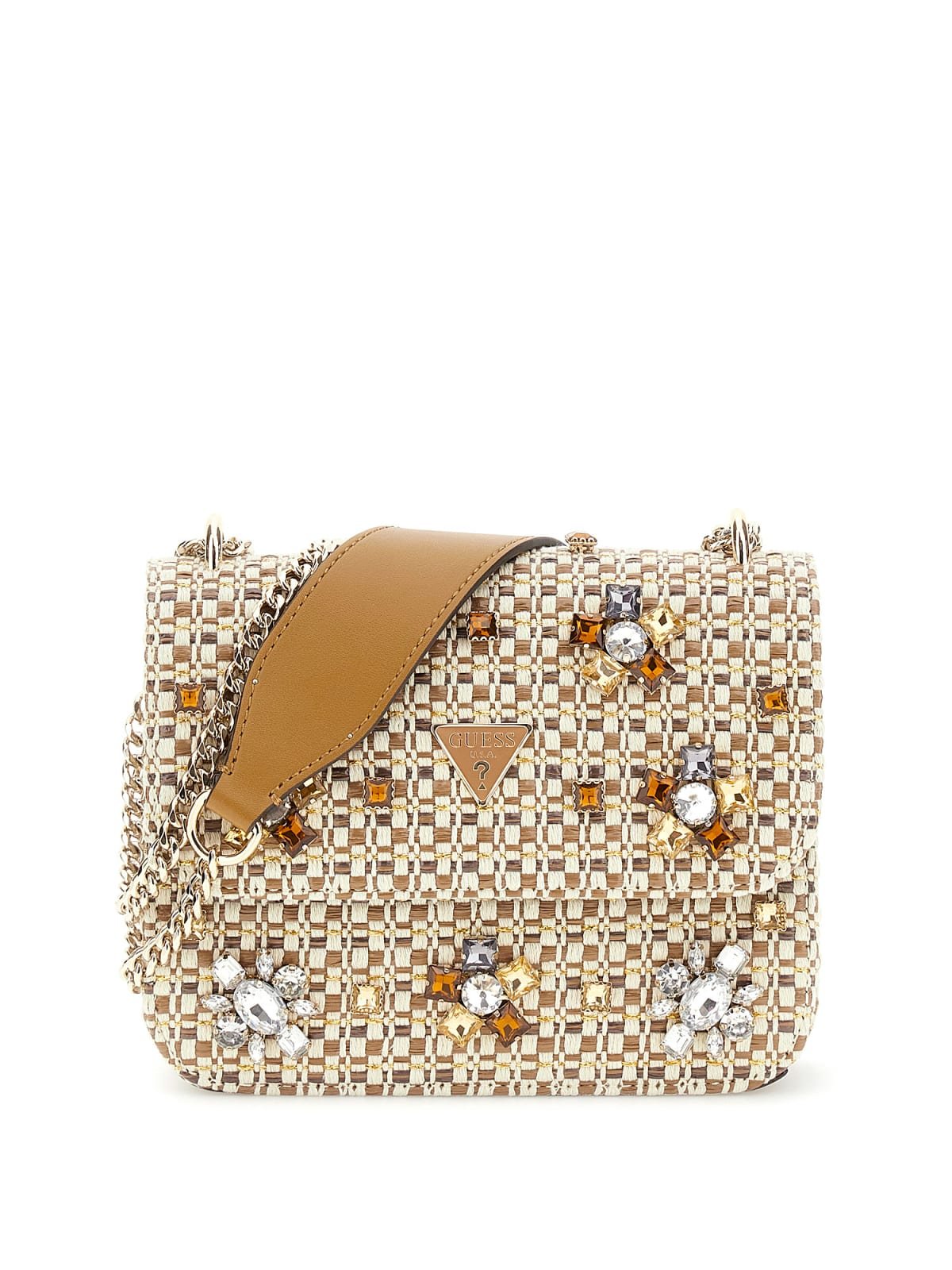 Sac porté épaule  Guess jeans HWWE95 28210 COGNAC MULTI