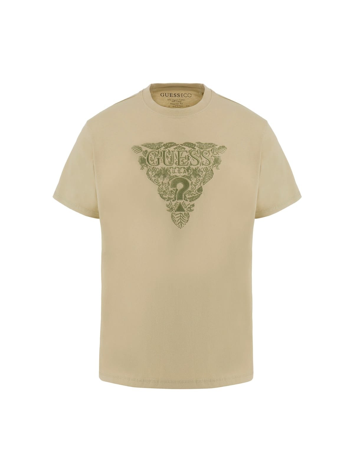T-S manches courtes  Guess jeans M5GI16 K8FQ4 A82C VETIVER LEAF