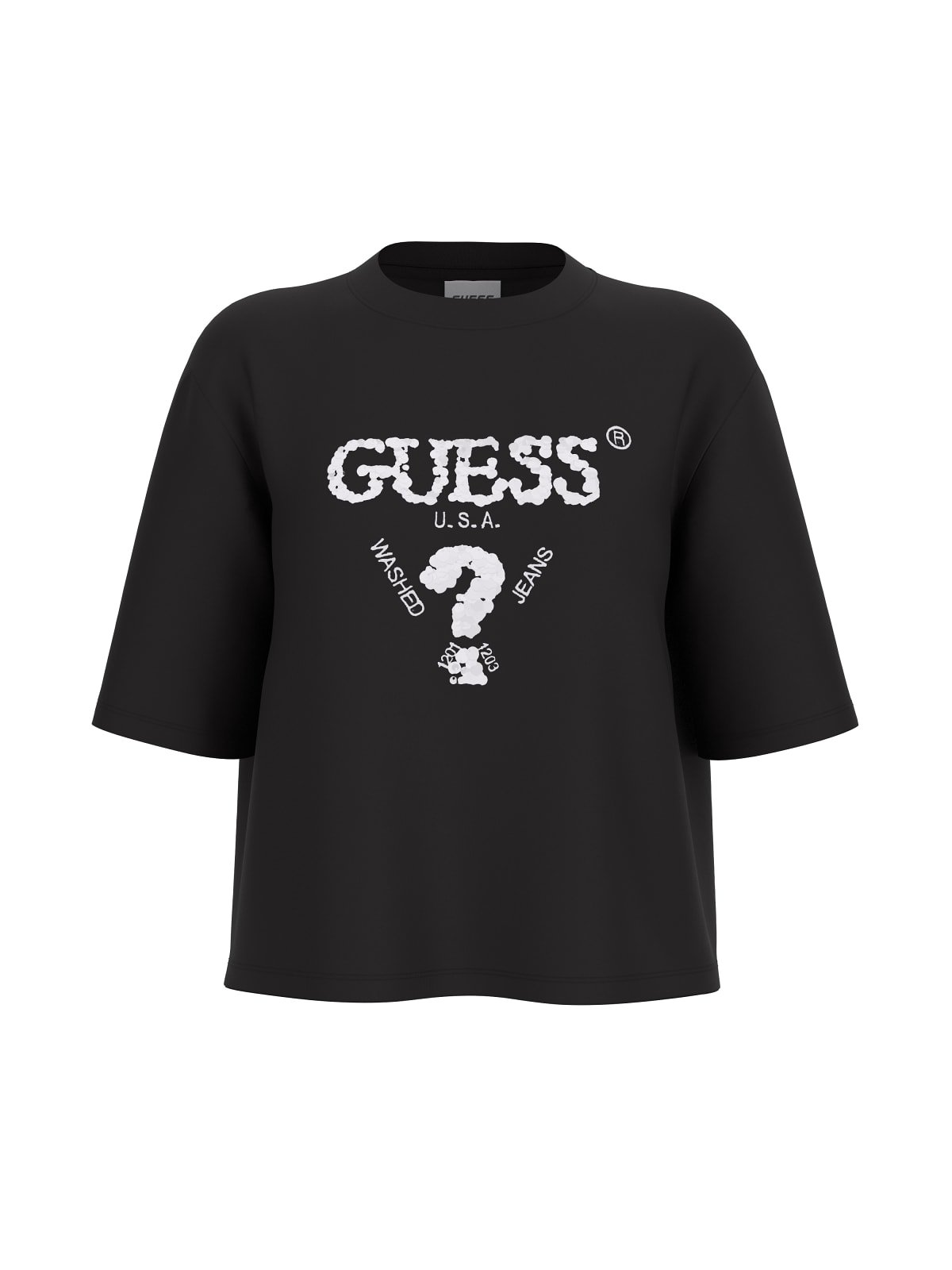 Tee shirt  Guess jeans V4YI06 I3Z14 JBLK Jet Black A996
