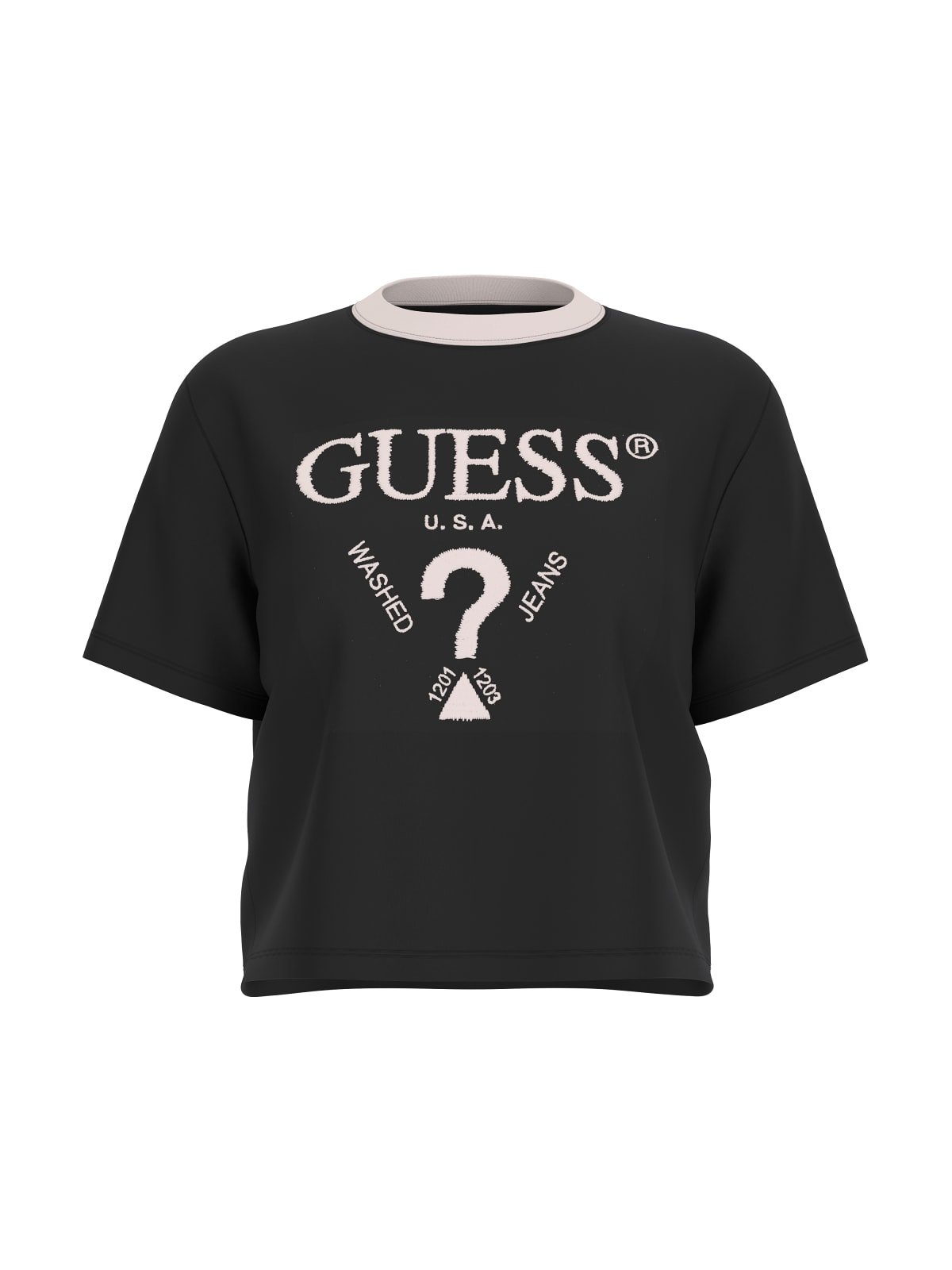 Tee shirt  Guess jeans V5GI18 I3Z14 JBLK Jet Black A996