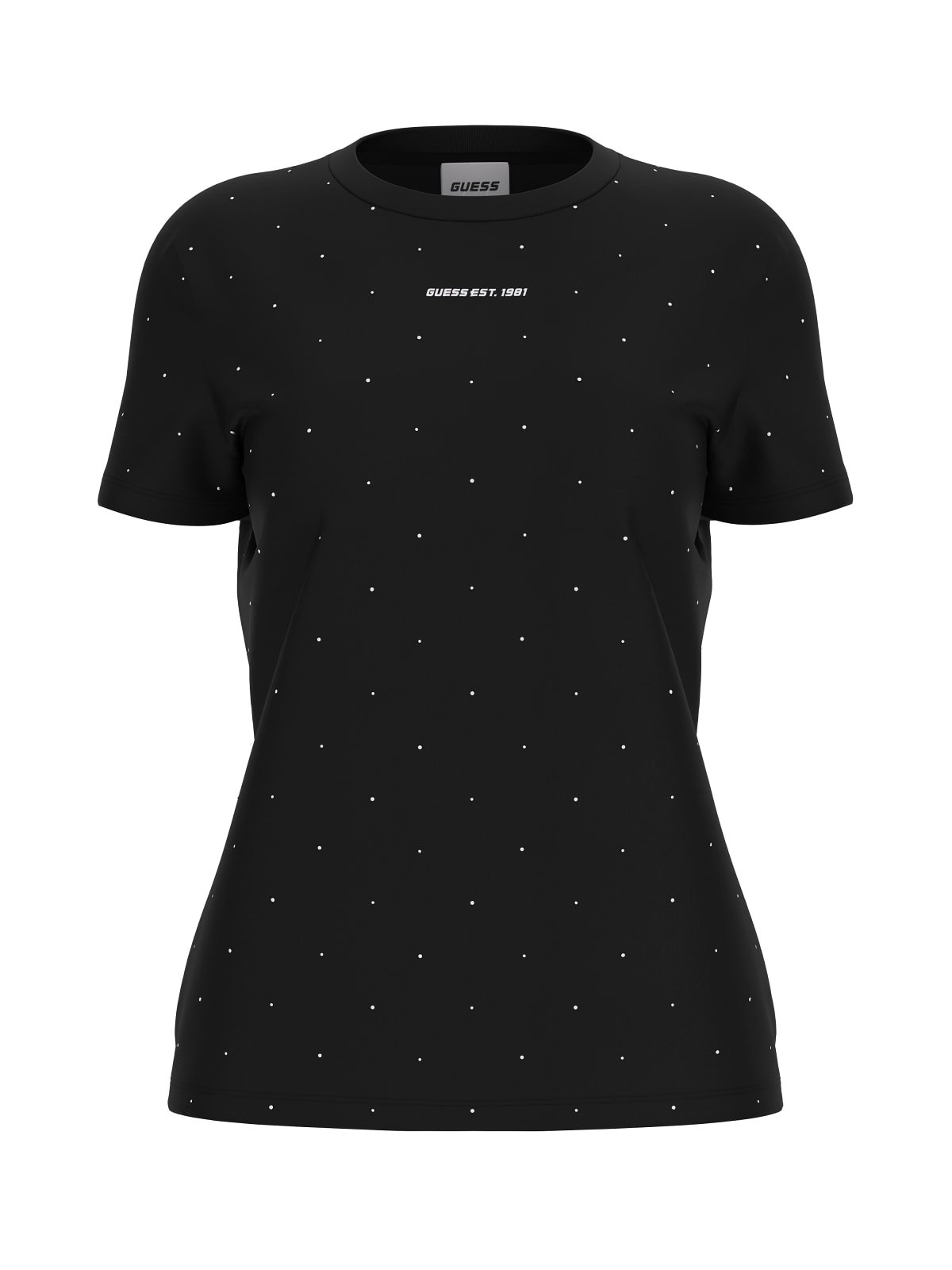 Tee shirt  Guess jeans V5RI18 I3Z14 JBLK Jet Black A996