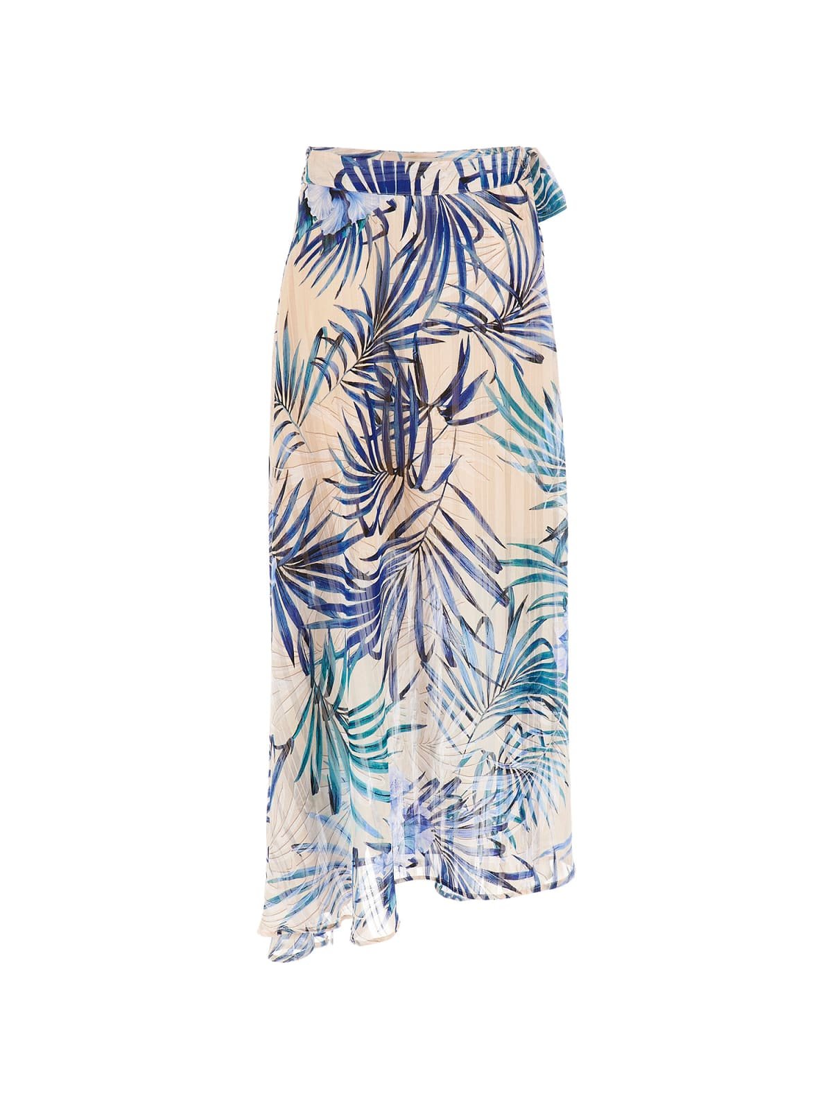 Jupes  Guess jeans W5GD66 WH9Z2 P7VM FIJI PALM PRINT