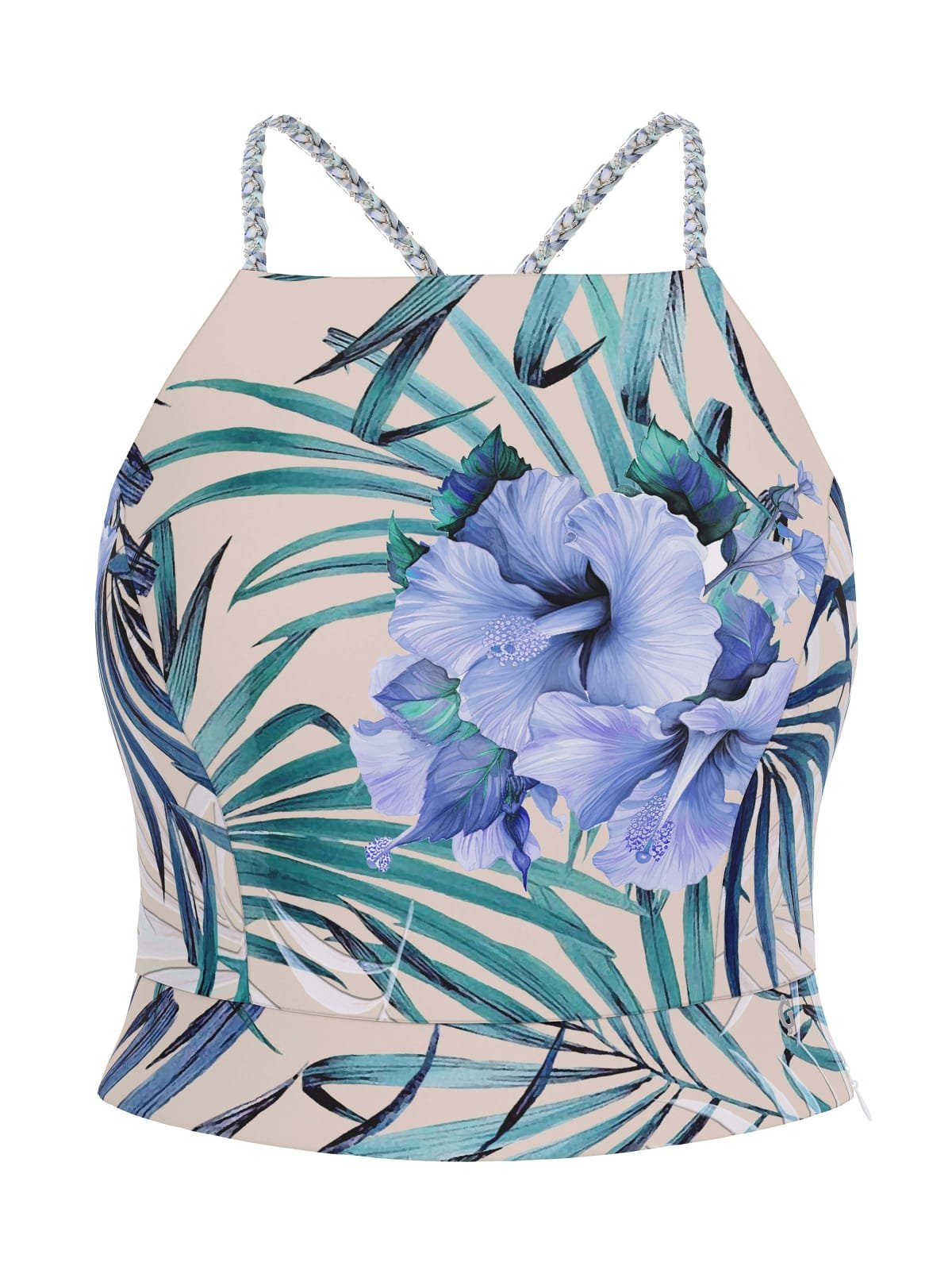 Top   Guess jeans W5GH74 WH9Z2 P7VM FIJI PALM PRINT