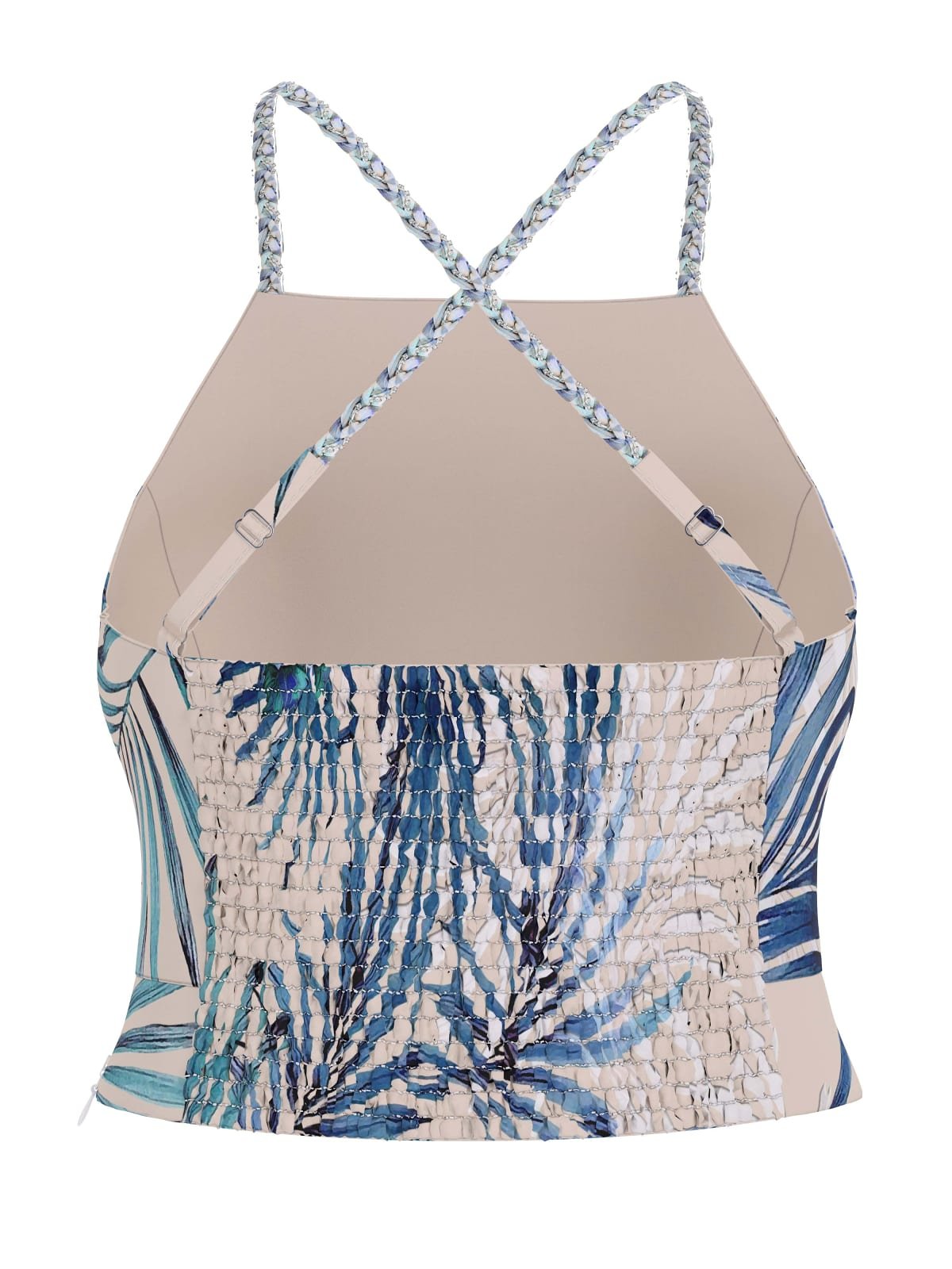 Top   Guess jeans W5GH74 WH9Z2 P7VM FIJI PALM PRINT
