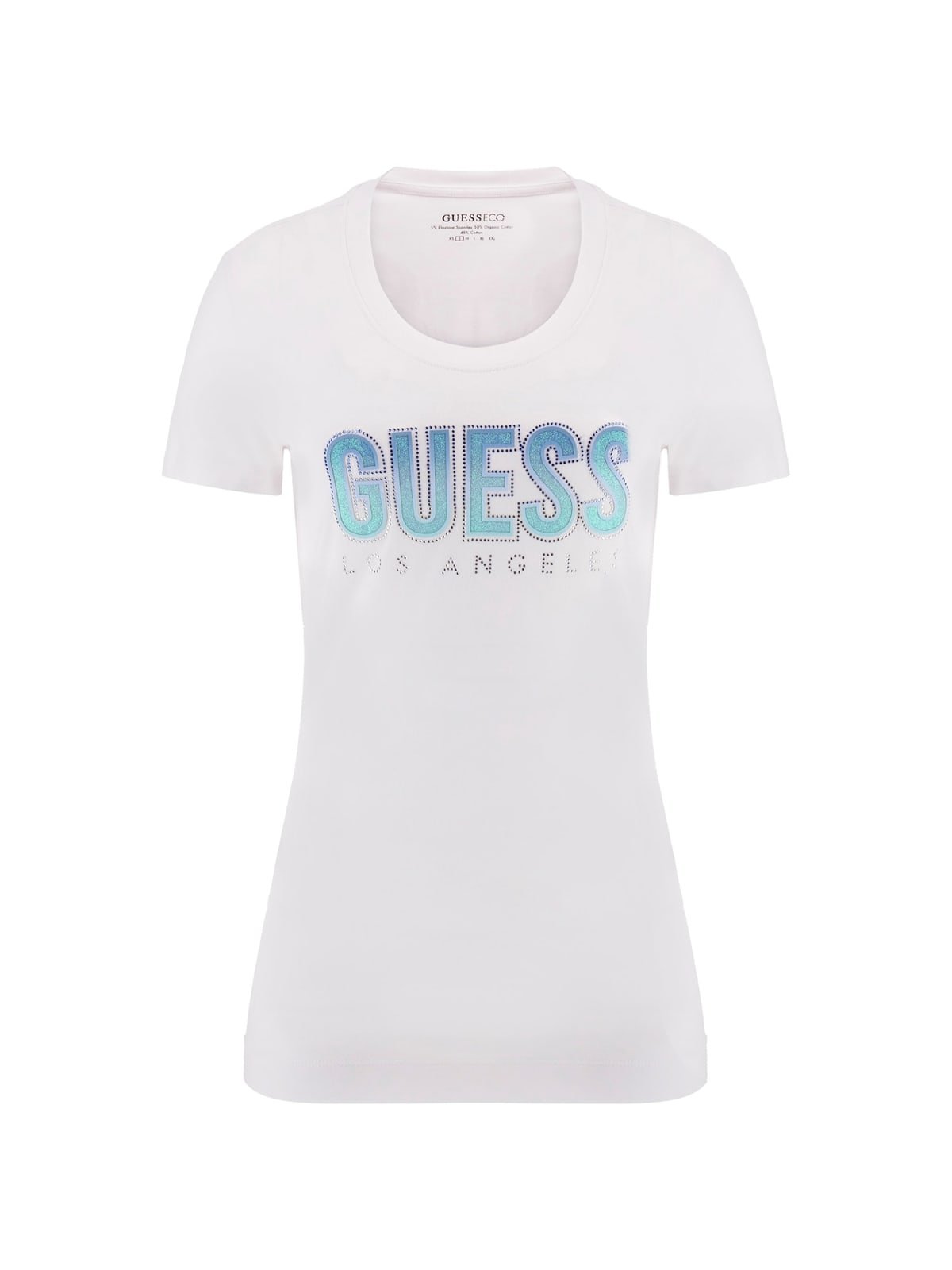 Tee shirt  Guess jeans W5GI14 J1314 G011 Pure White