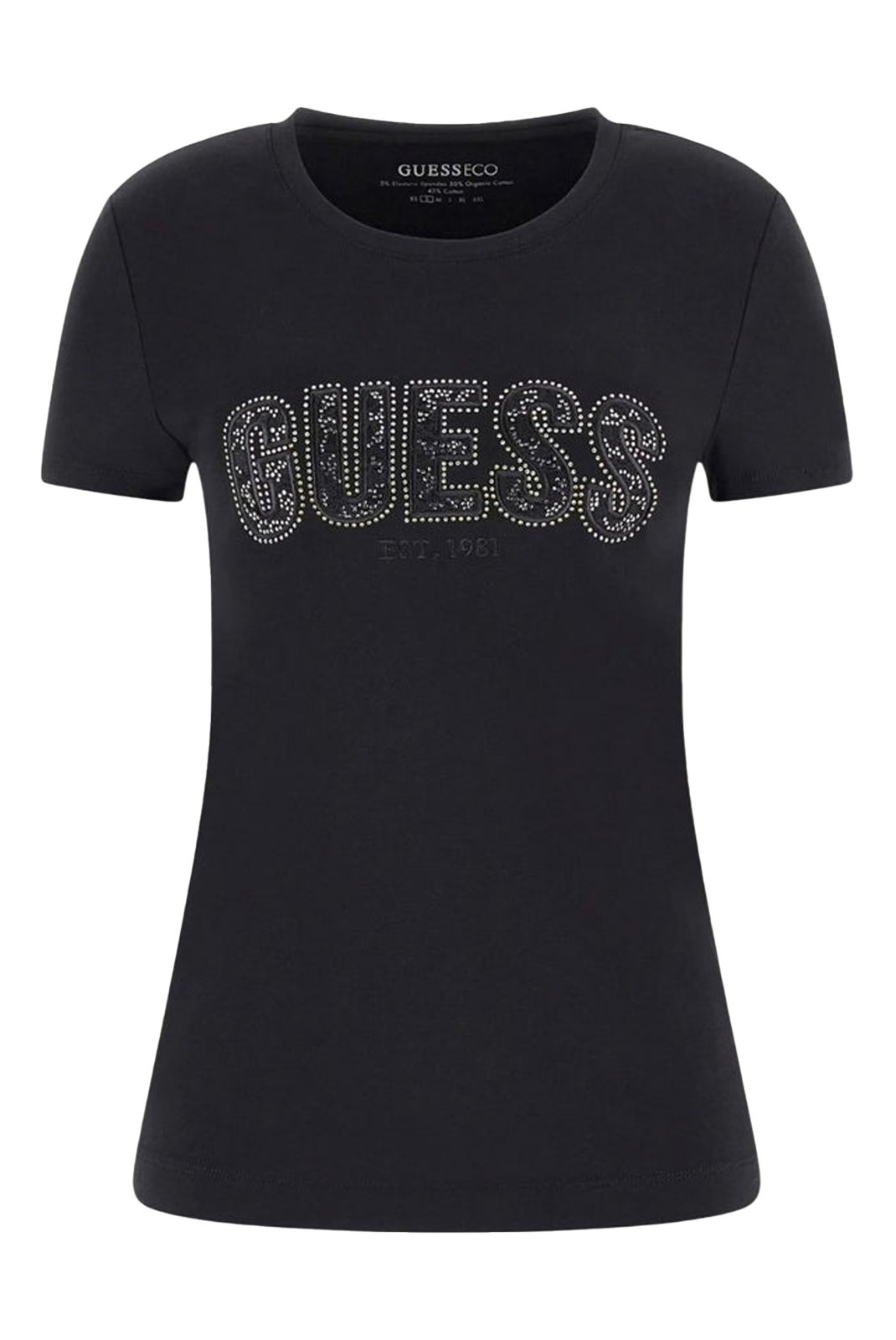 Tee shirt  Guess jeans W5GI17 J1314 JBLK Jet Black A996