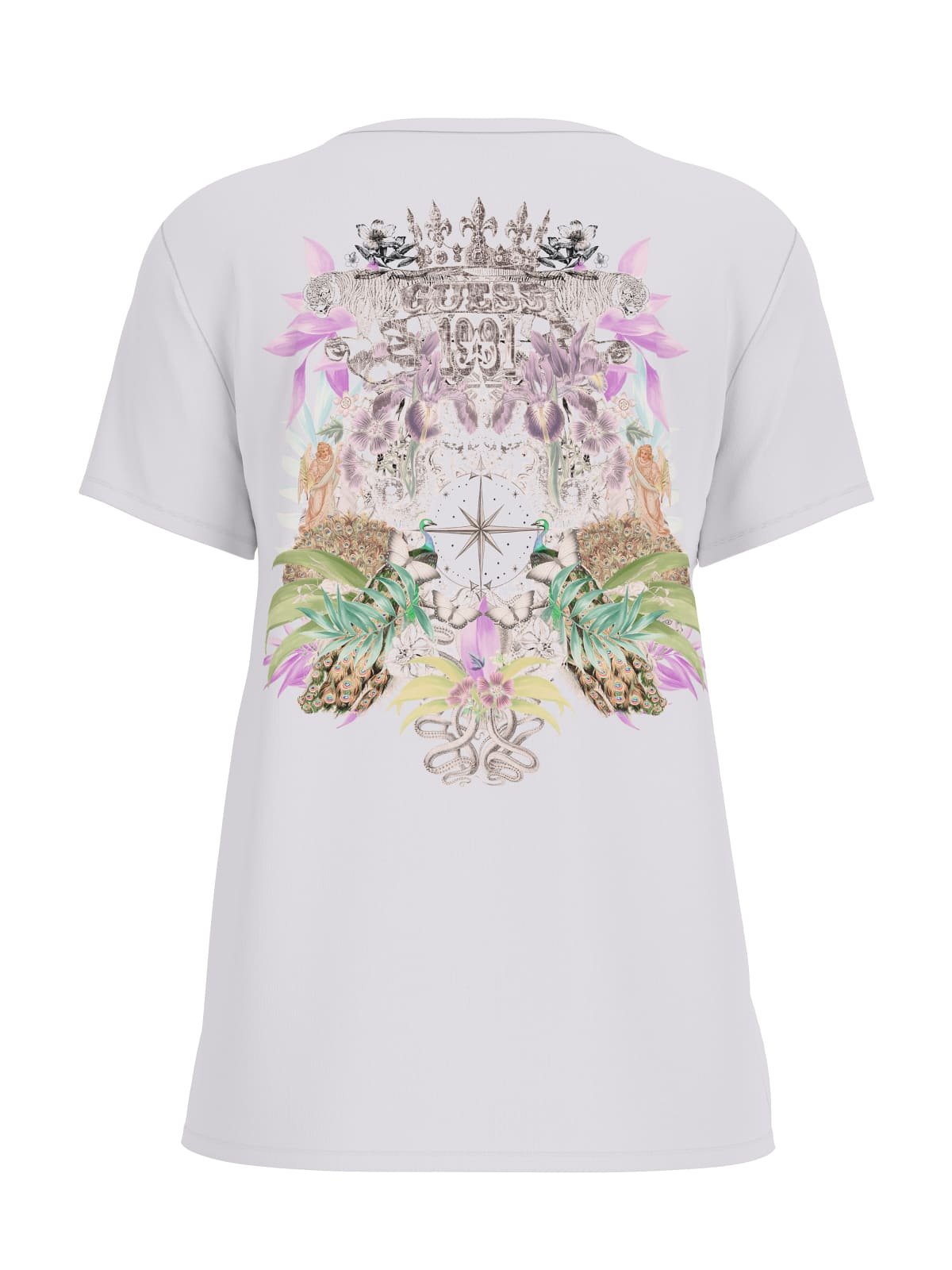 Tee shirt  Guess jeans W5GI53 K9RM1 G011 Pure White