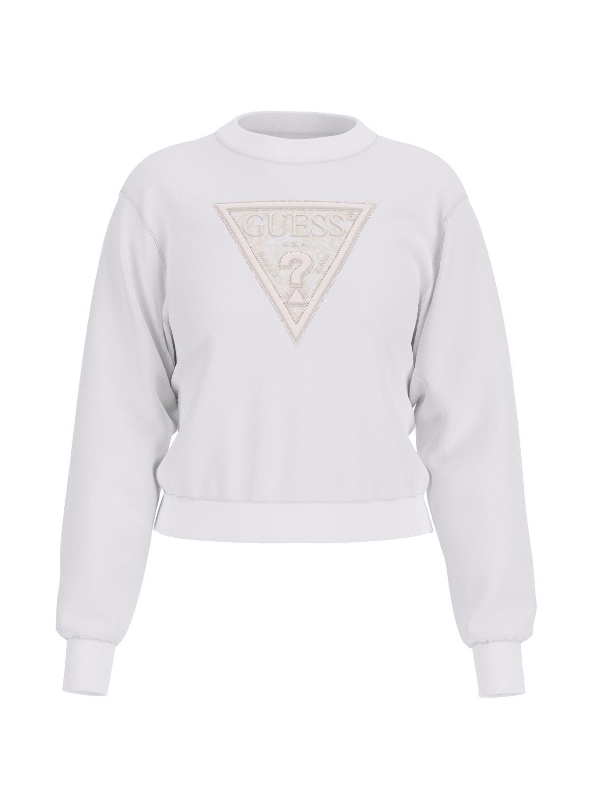 Sweat / sweat zippé  Guess jeans W5GQ12 KBKM0 G011 Pure White