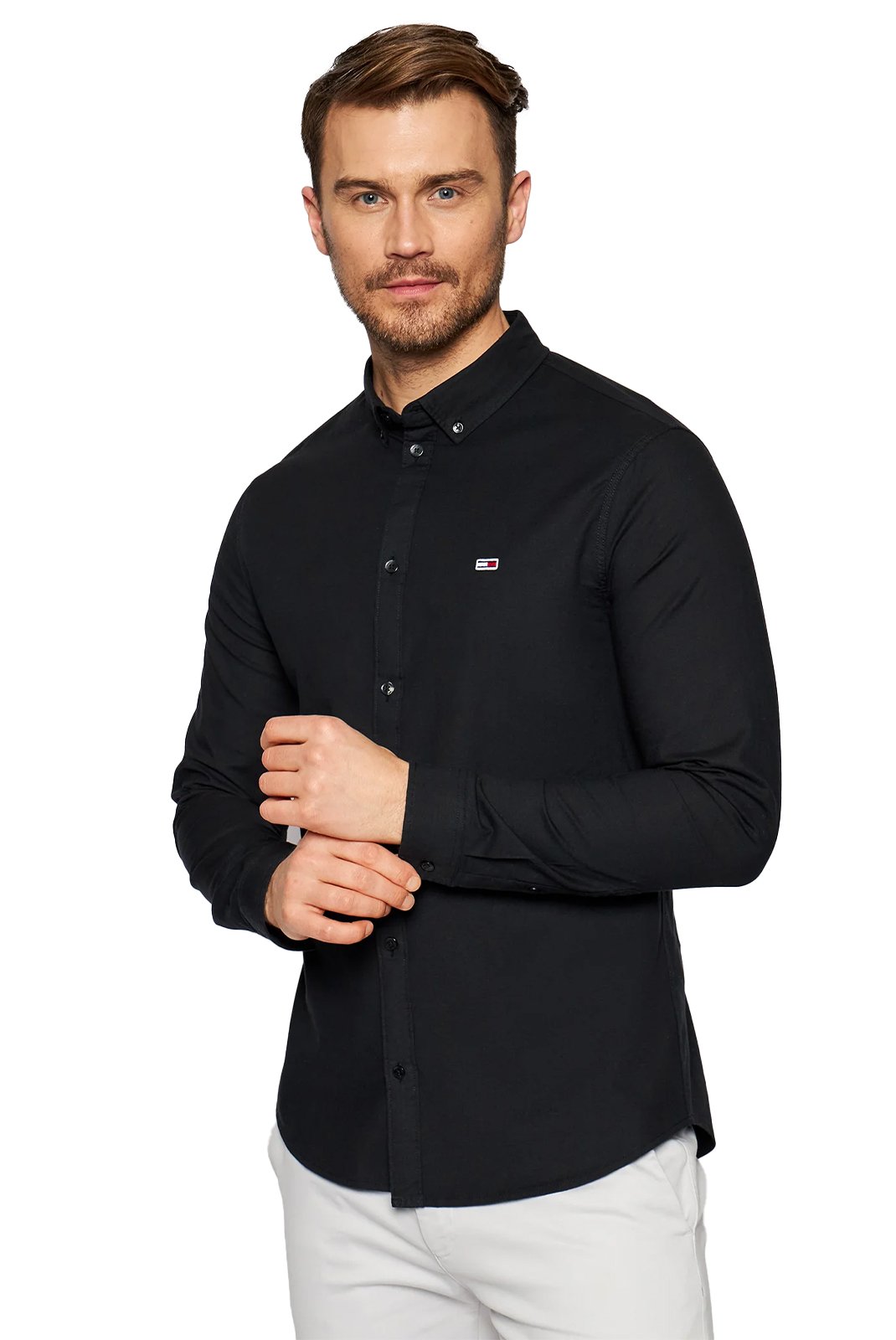 Chemises manches longues  Tommy Jeans DMODM09594 078 black