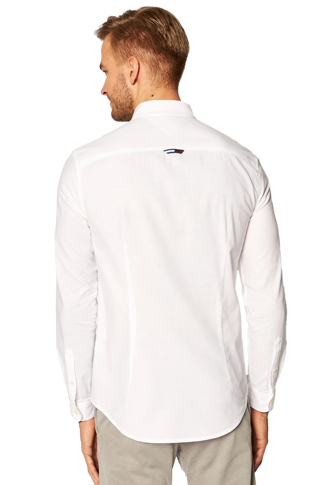 Chemises manches longues  Tommy Jeans DMODM09594 101 blanc
