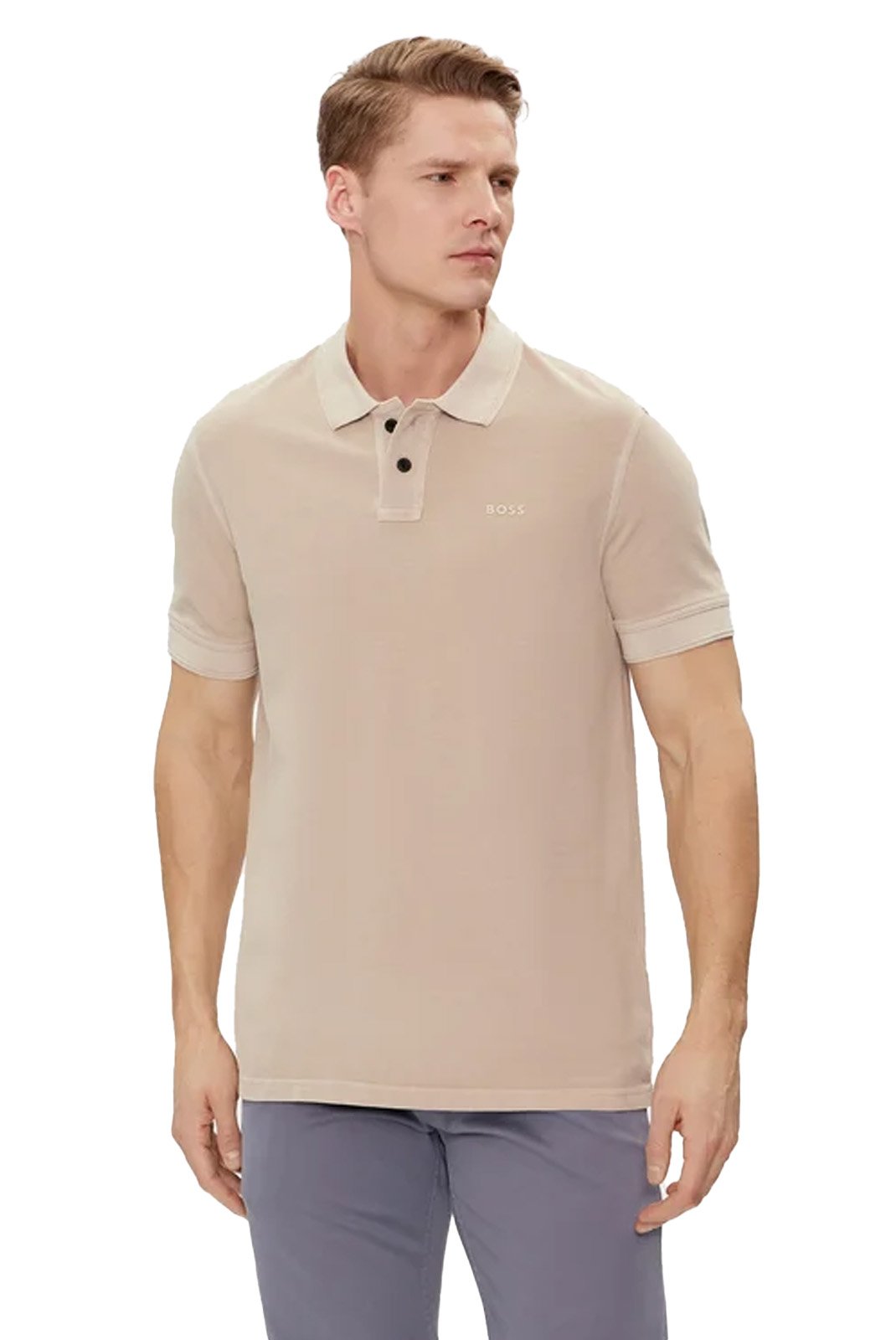 Polos manches courtes  Hugo boss 50507813 271 Light Beige