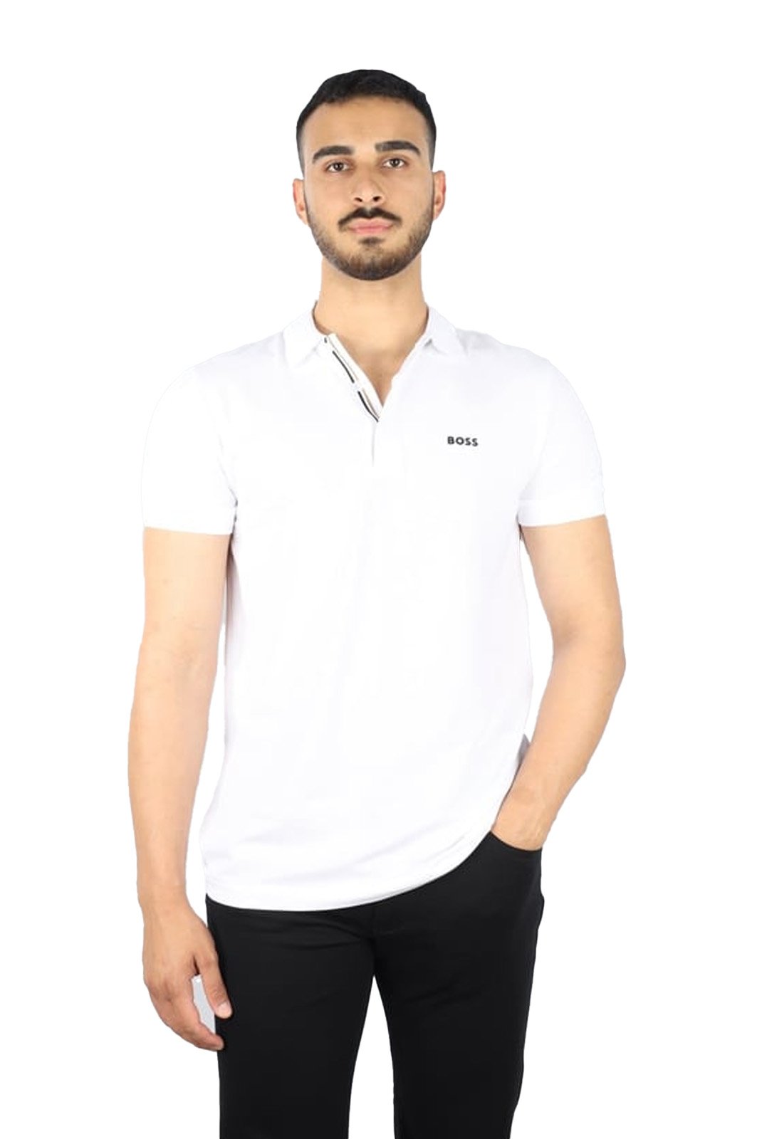 Polos manches courtes  Hugo boss 50538100 100 White