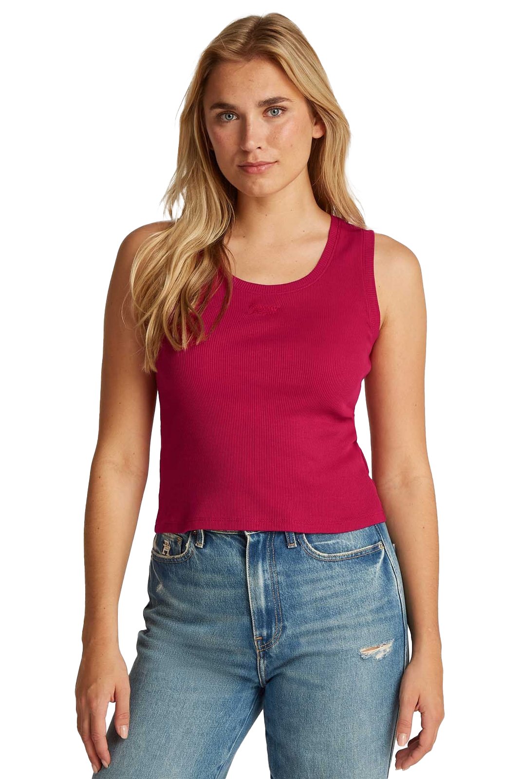 Tee shirt  Tommy Jeans DW0DW21369 XIP Brilliant Berry