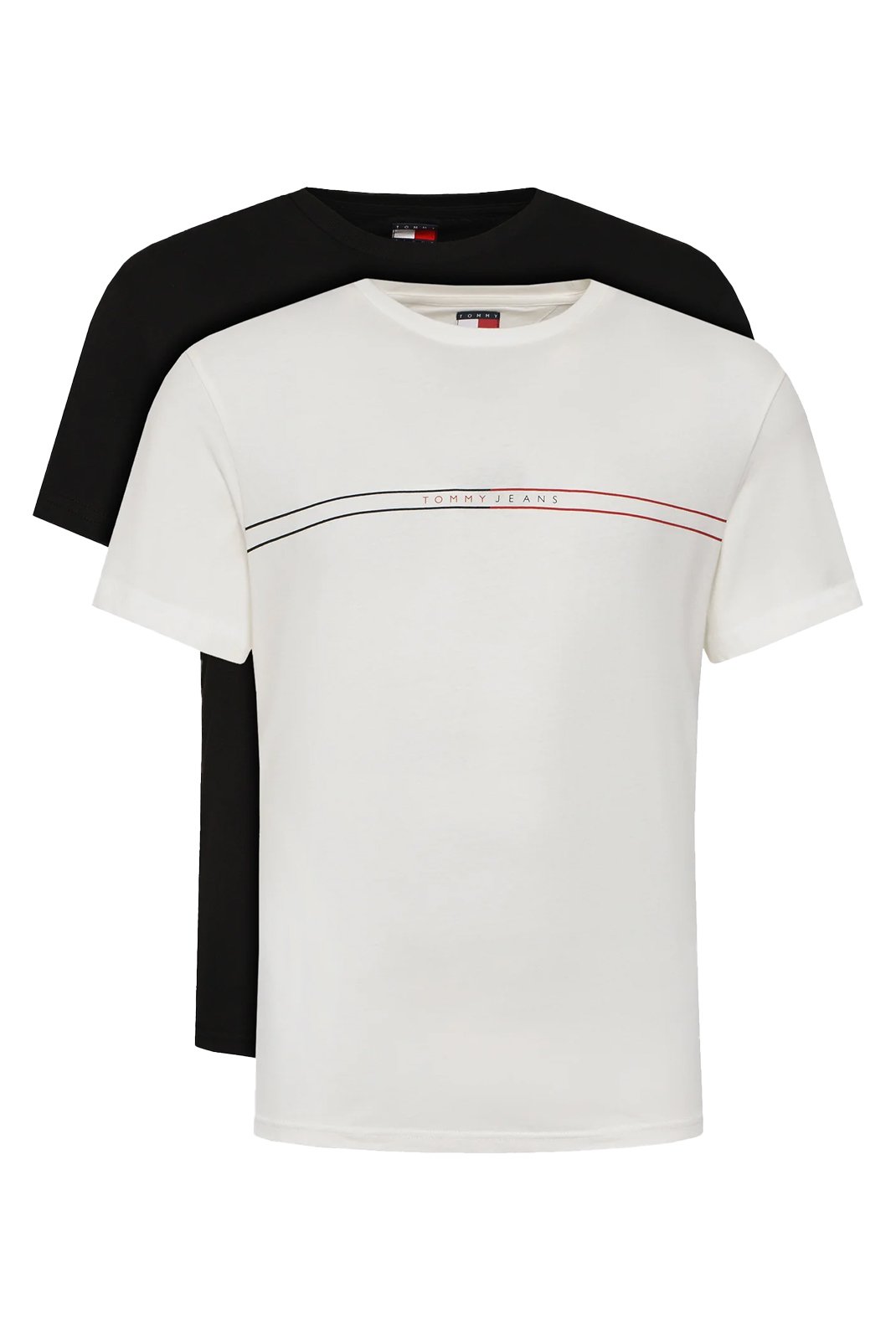 T-S manches courtes  Tommy Jeans DM0DM21902 0XO Ecru/Black