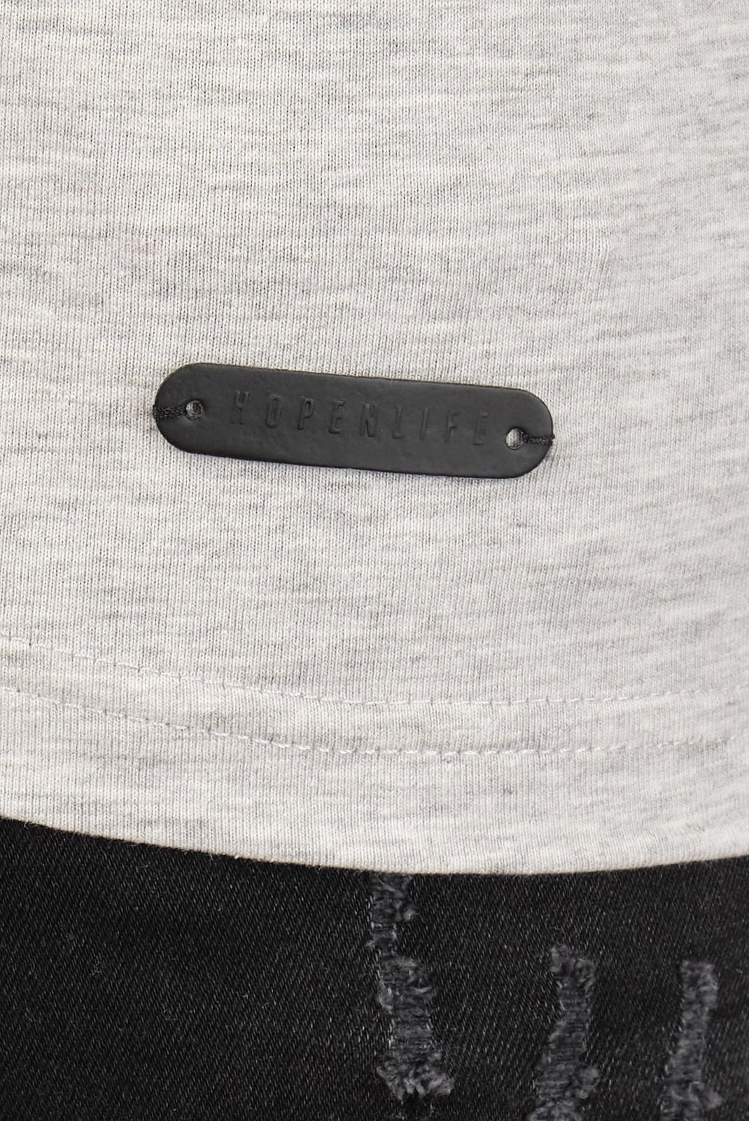 T-S manches courtes  Hopenlife LAXUS GRIS