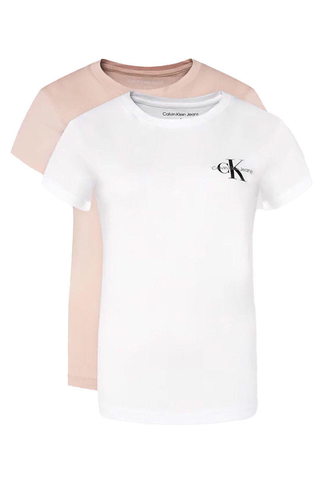 Tee shirt  Calvin klein J20J219734 TF6 Sepia Rose/Bright White