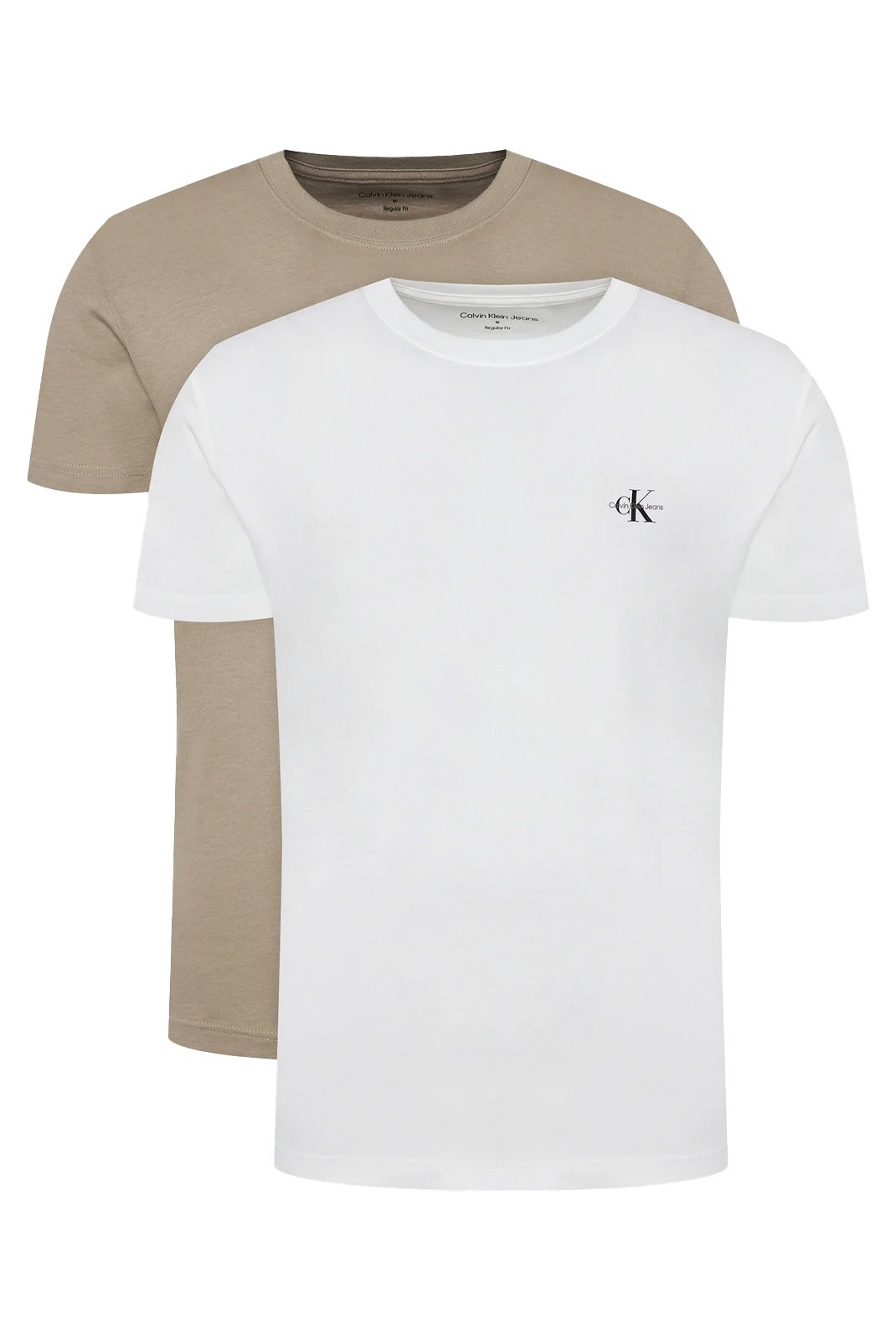 T-S manches courtes  Calvin klein J30J320199 0K5 Bright White/Aluminum