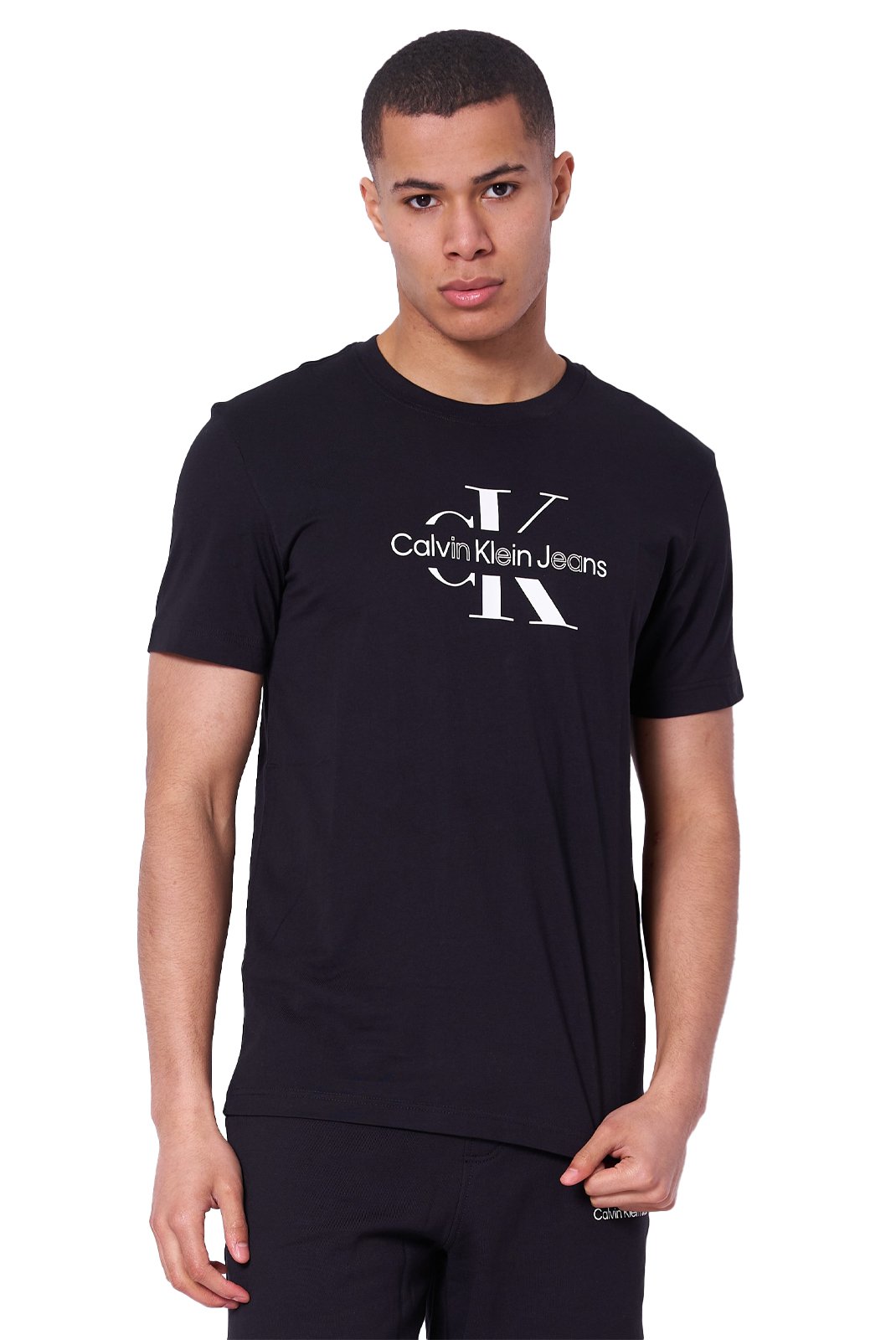 T-S manches courtes  Calvin klein J30J325190 BEH Ck Black