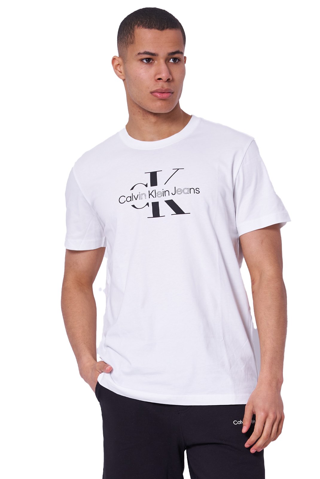 T-S manches courtes  Calvin klein J30J325190 YAF Bright White