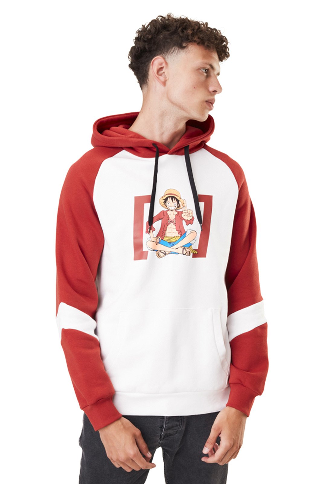 Sweatshirts  Capslab CL/OP1/1/SW/LUF1 Blanc/Rouge