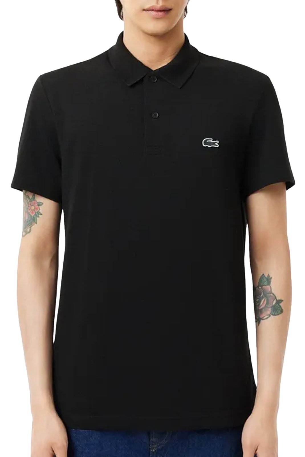 Polos manches courtes  Lacoste DH5522 031 BLACK